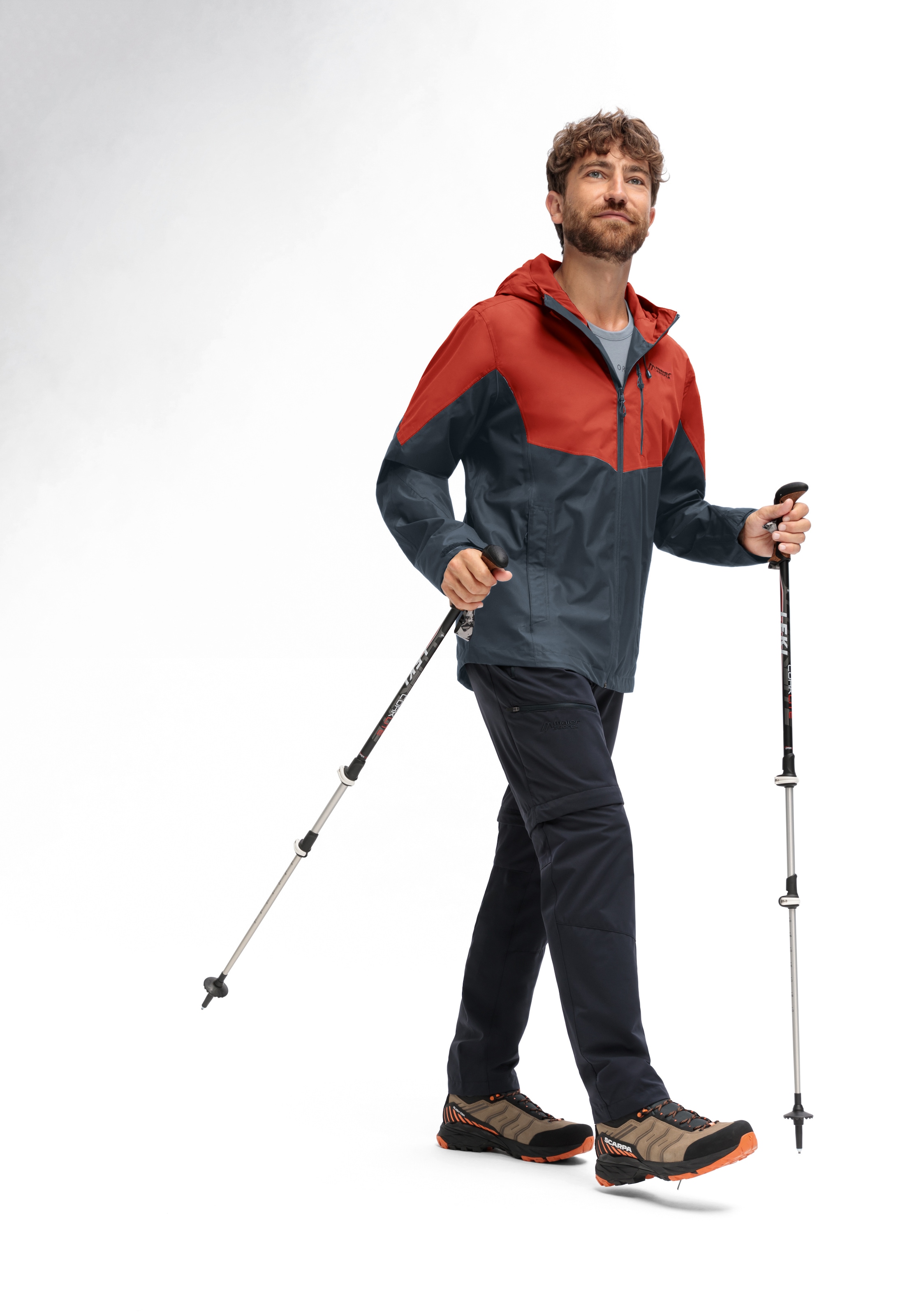 Maier Sports Outdoorjacke »Schlufterkopf M«, Herren Jacke wasserdicht, Funktionsjacke 3 Taschen aussen + Innentasche