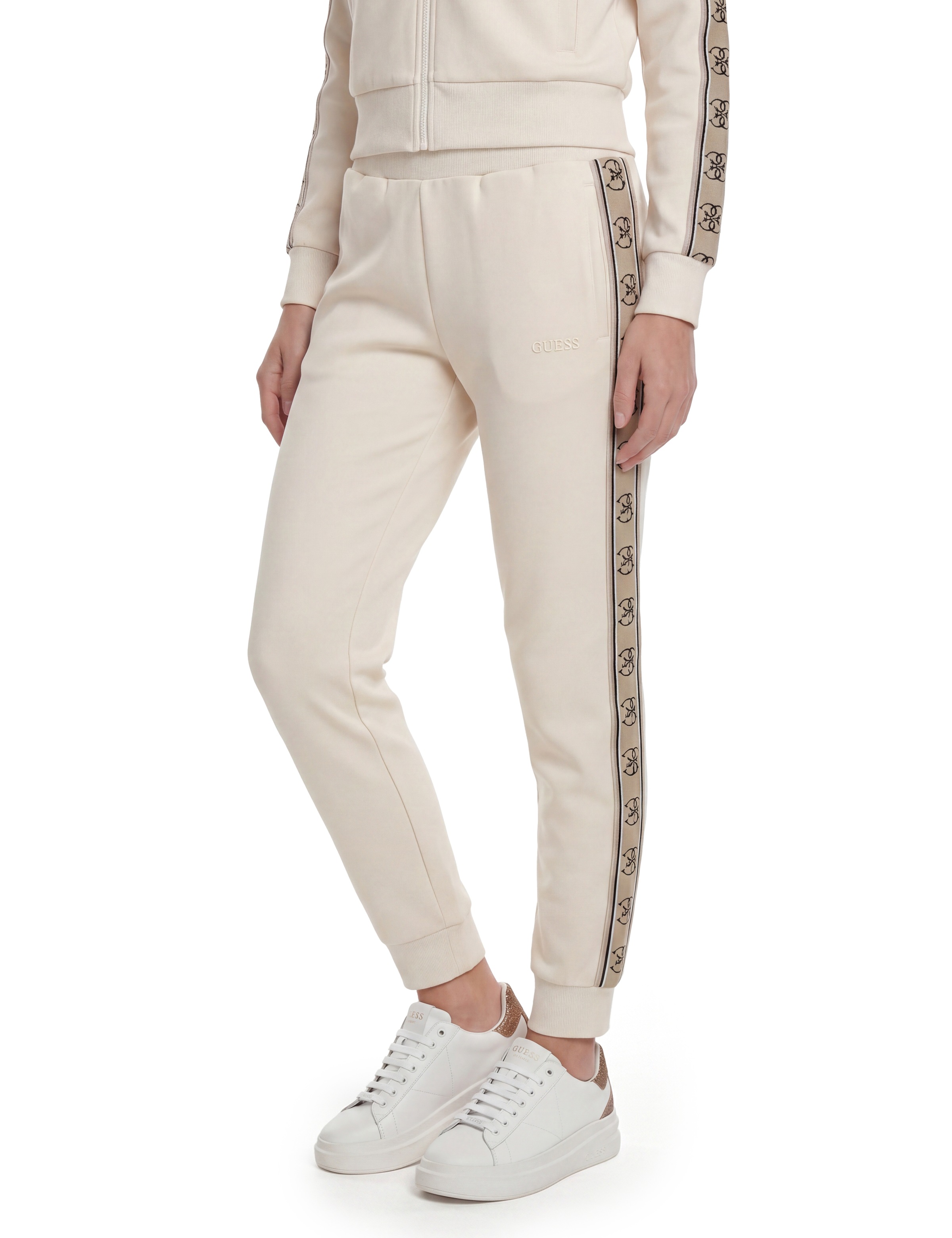 Guess Jogginghose »BRITNEY JOGGER«  mit seitlichem Logo-Tape, Slim Fit