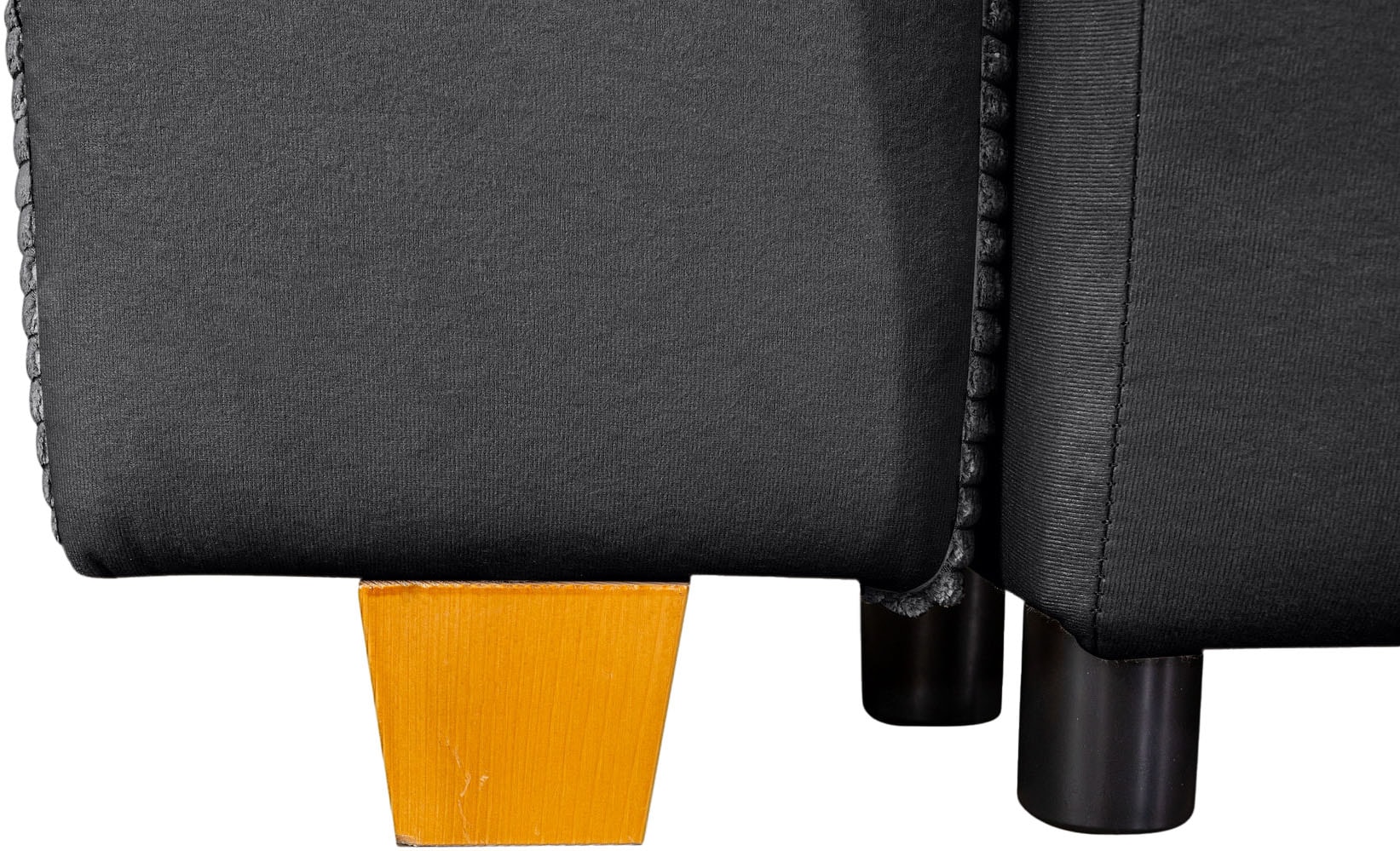 COLLECTION AB Canapé-lit »Yves, Liegefläche (B/T): 142/194 cm« inkl. Bettfunktion, Bettkasten, Federkern & Zierkissen