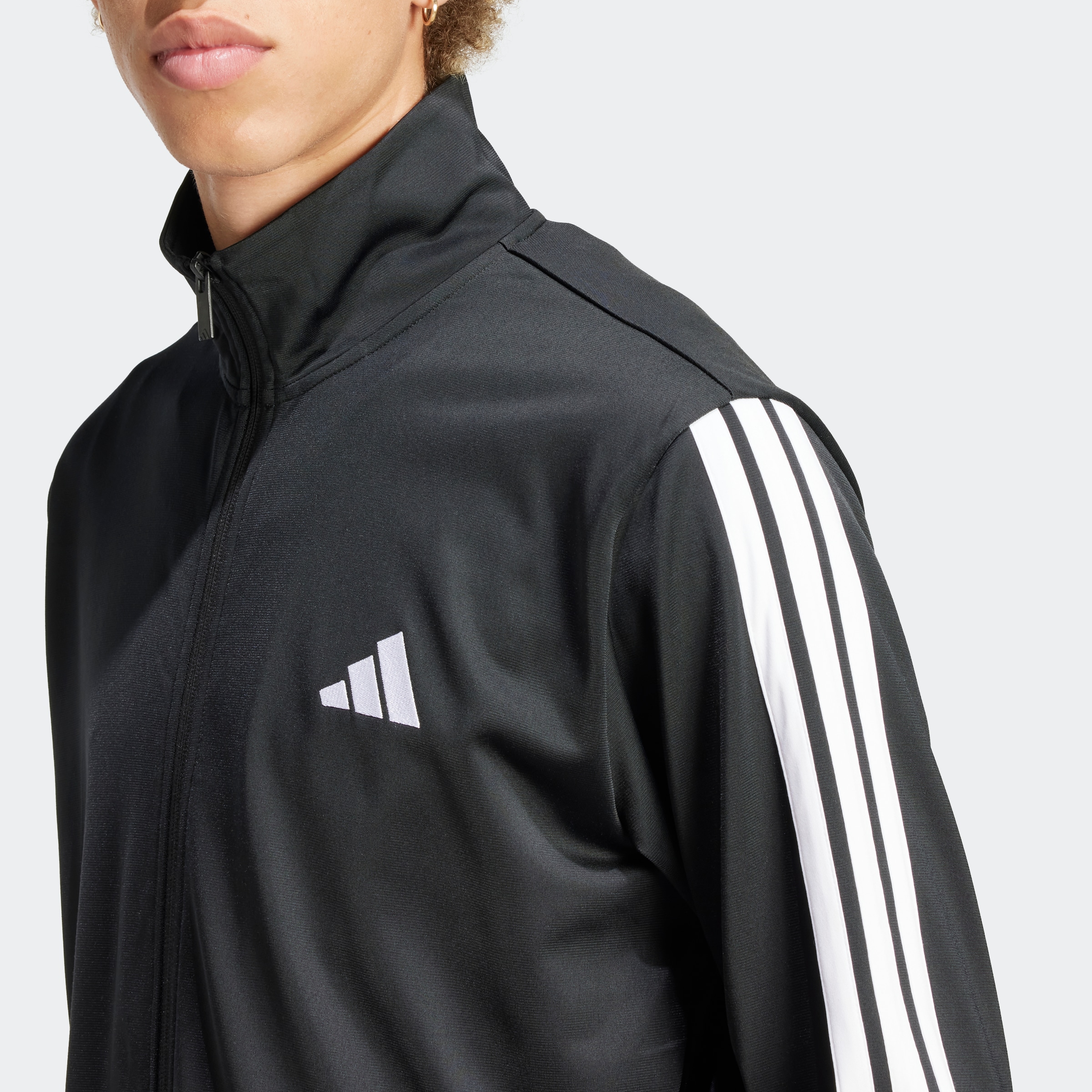 adidas Sportswear Trainingsanzug »M 3S TR TT TS«, (2 tlg.), Basic 3-Streifen Tricot