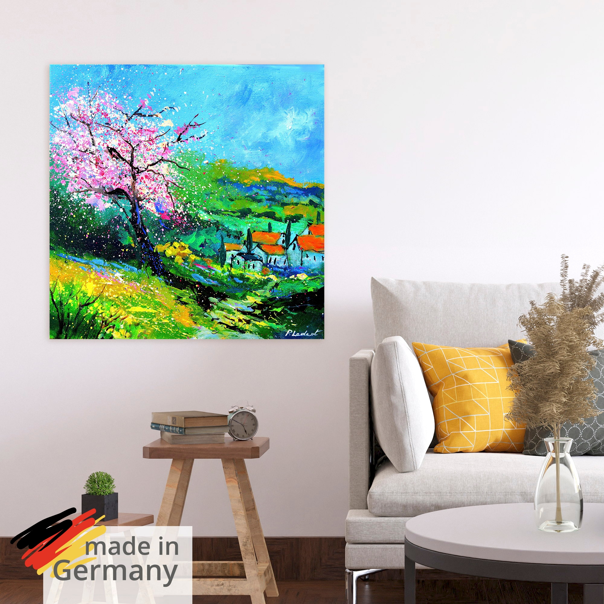 Artland Wandbild »Spring landscape« Wiesen & Baumbilder 1 Stk. tlg. als Alubild, Leinwandbild, Poster, Wandaufkleber in verschied. Grössen