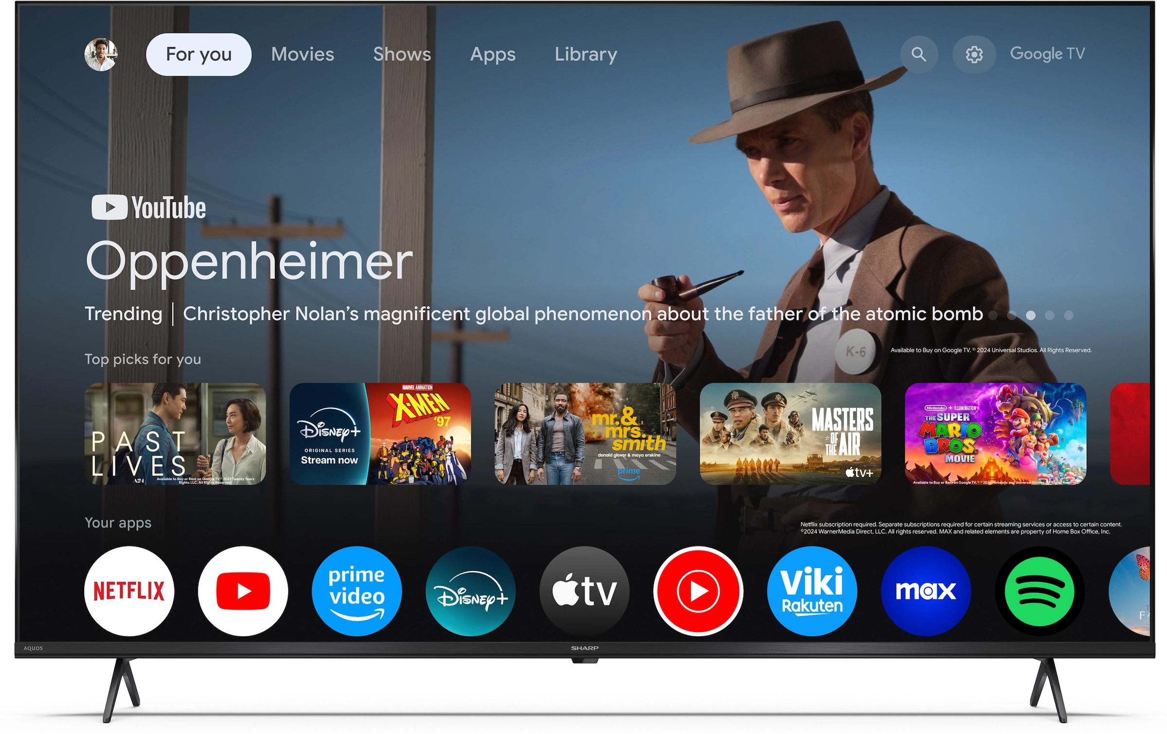 Sharp LED-Fernseher »4T-C55HLx« 139 cm/55 ″ Smart-TV