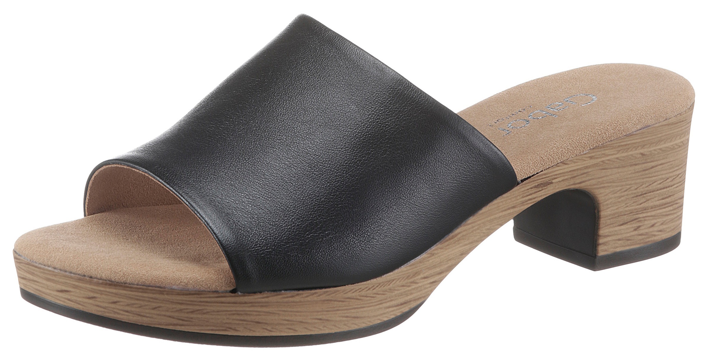 Image of Gabor Pantolette »KRETA«, mit Absatz in Holzoptik bei Ackermann Versand Schweiz