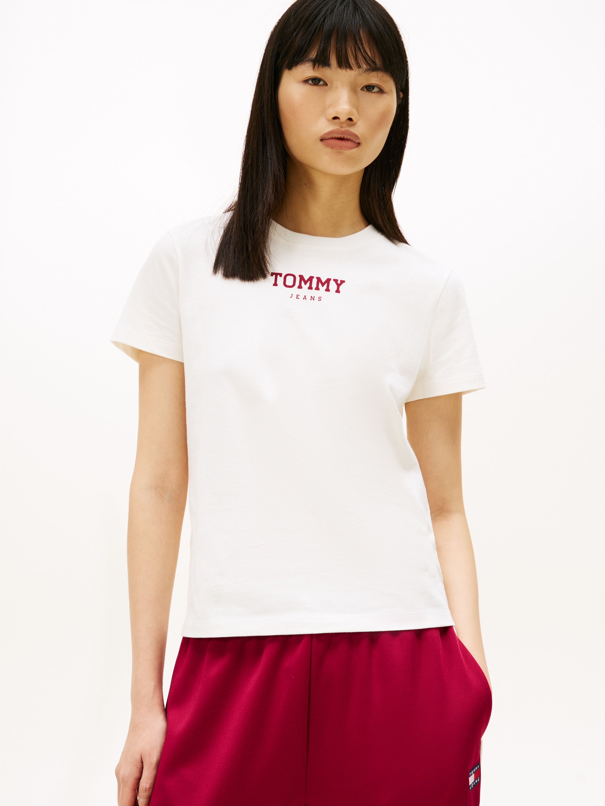 Image of Tommy Jeans Kurzarmshirt "TJW REG ESSENTIAL LOGO 2 TEE EXT"
