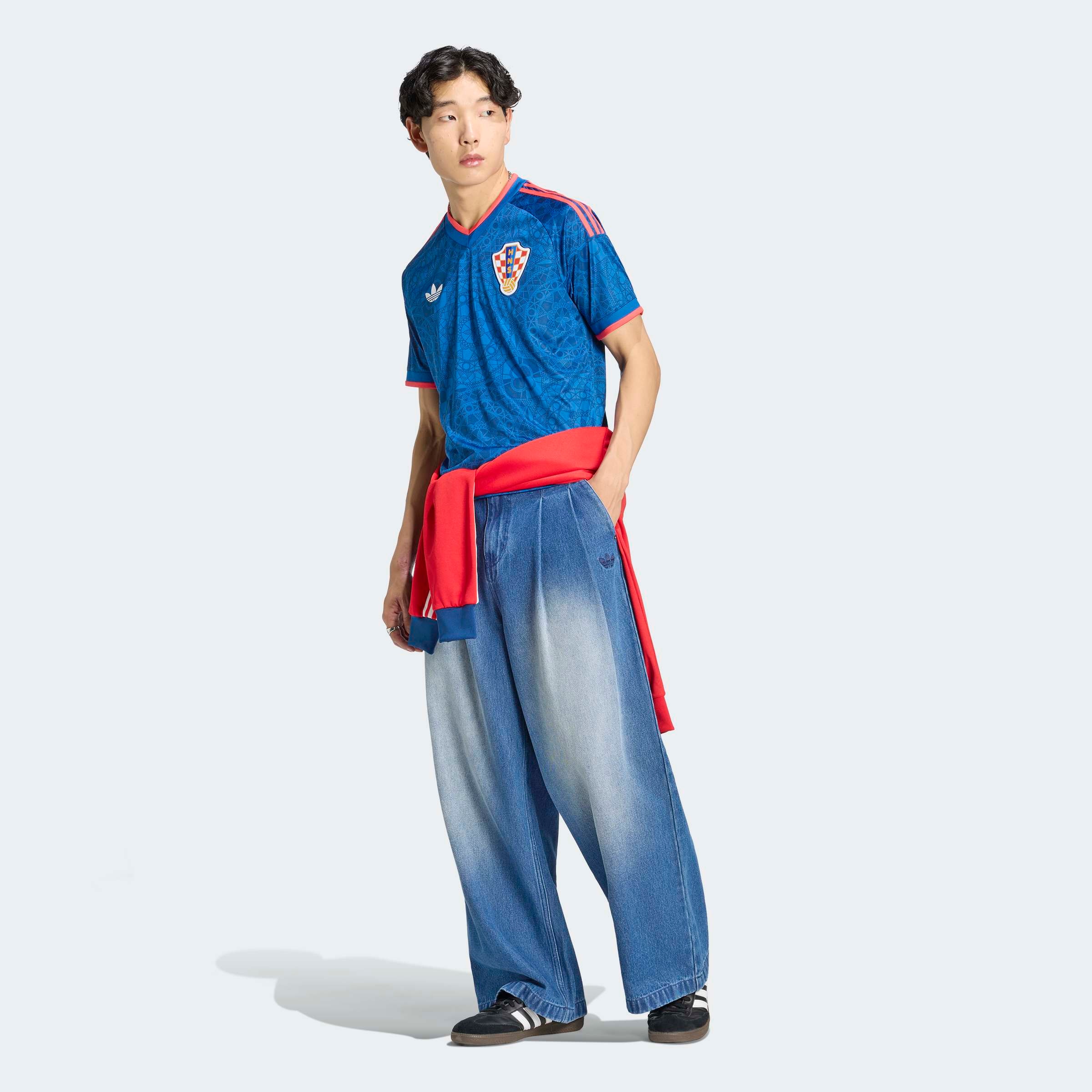 adidas Performance Fussballtrikot »KROATIEN 26 AUSWÄRTSTRIKOT« mit Climacool Technologie, aus Polyester, mit V-Ausschnitt
