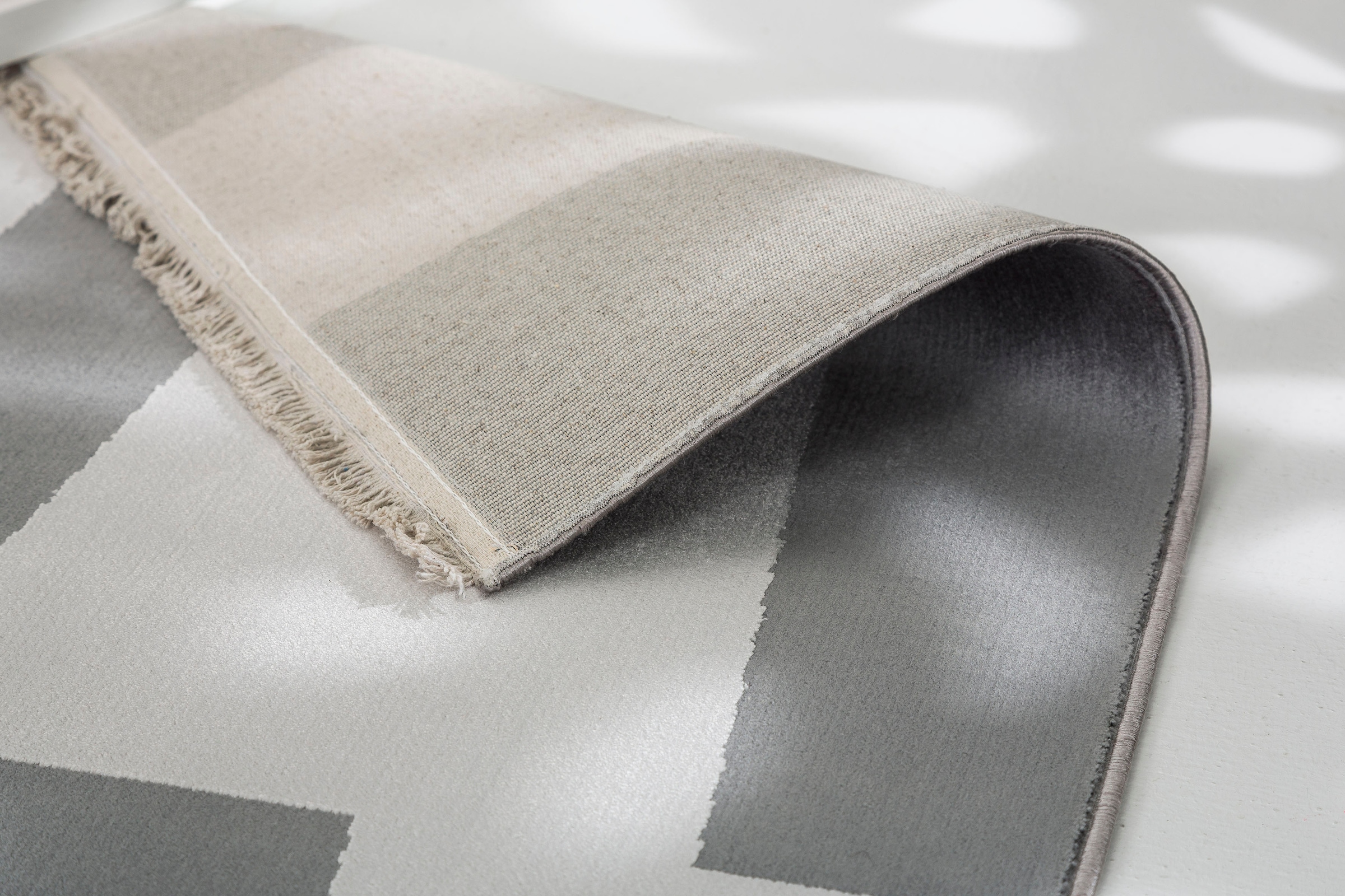 SCHÖNER WOHNEN-Kollektion Teppich »Magic 6104«, rechteckig, 7 mm Höhe, Hoch Tief Struktur, mit Viskose, weich und glänzend