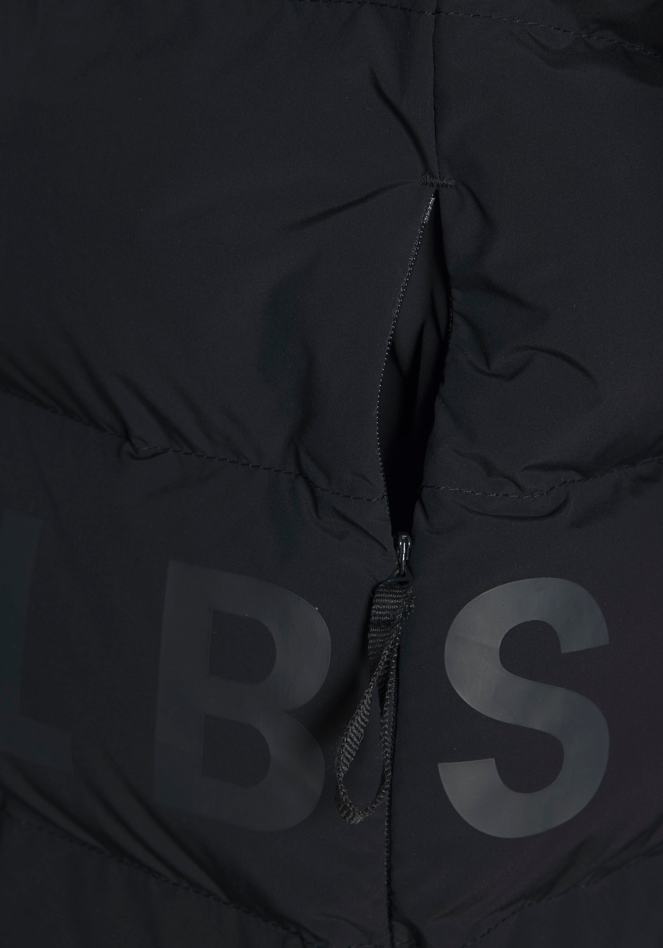 Elbsand Steppjacke, mit grossem seitlichen Logo-Print