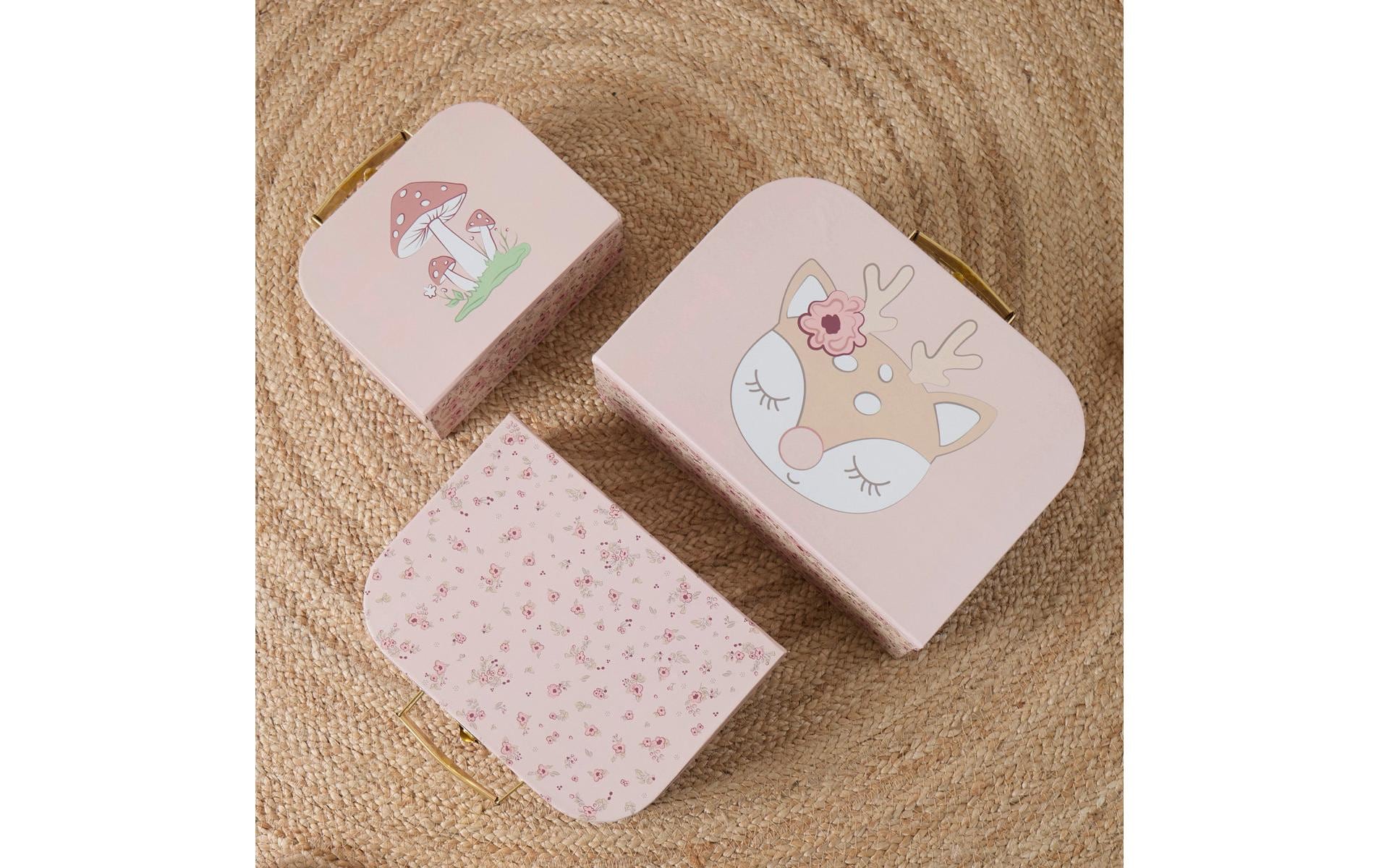 BIECO Spielwerkzeugkoffer »Ella dreamy flowers 3er Set«