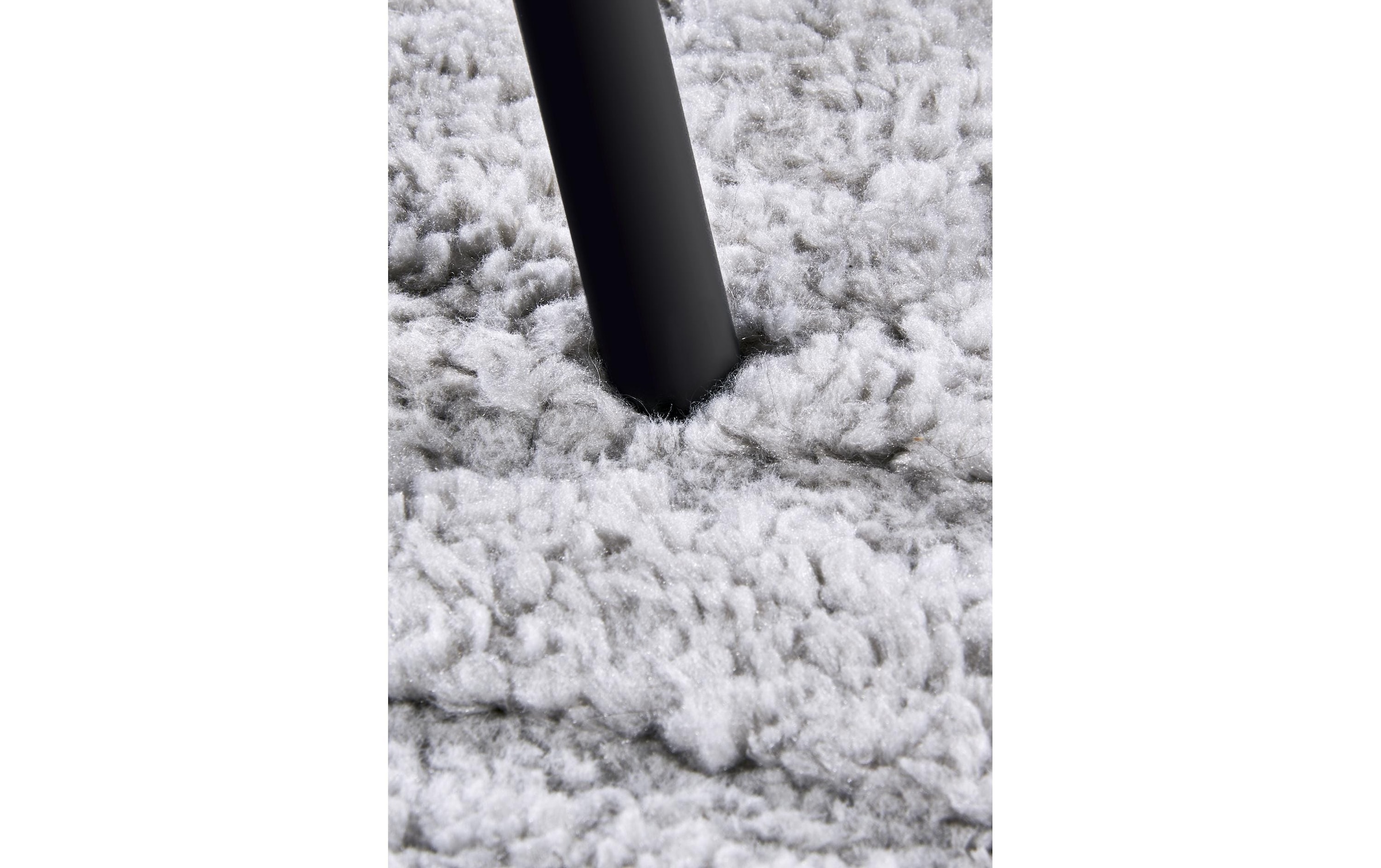 ELLE DECORATION Teppich »Cosy Panglao,  auch als Rundteppich erhältlich« rechteckig 14 mm Höhe uni Kurzflor, Hoch Tief Struktur, modern, Skandi, Boho, Wohnzimmer