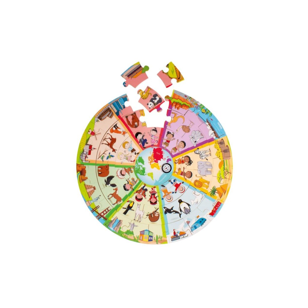beleduc Puzzle »Entdecke die Welt«