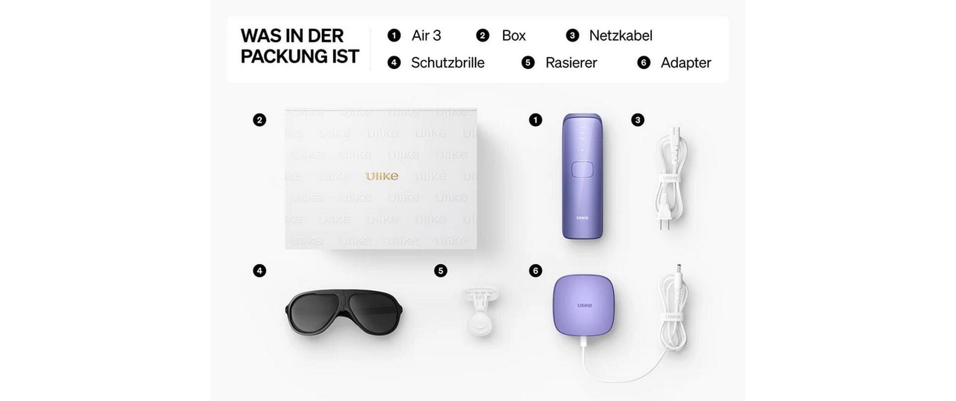 IPL-Haarentferner »Ulike Air 3«, 1000000 Lichtimpulse