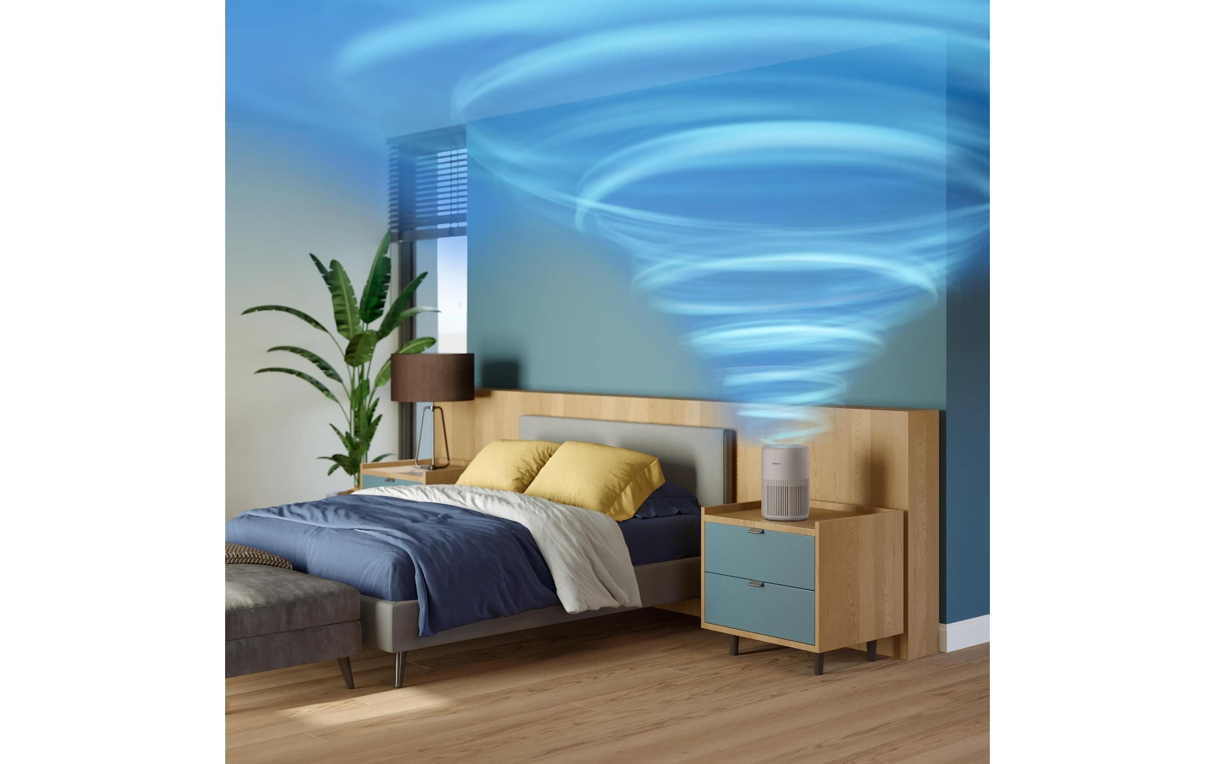 Philips Purificateur d'air »PureProtect Mini 900 Series, Luftreinigungsrate 250 m³/h« für 65  m² Räume Système de filtre HEPA à 2 couches, silencieux, AC0920/10