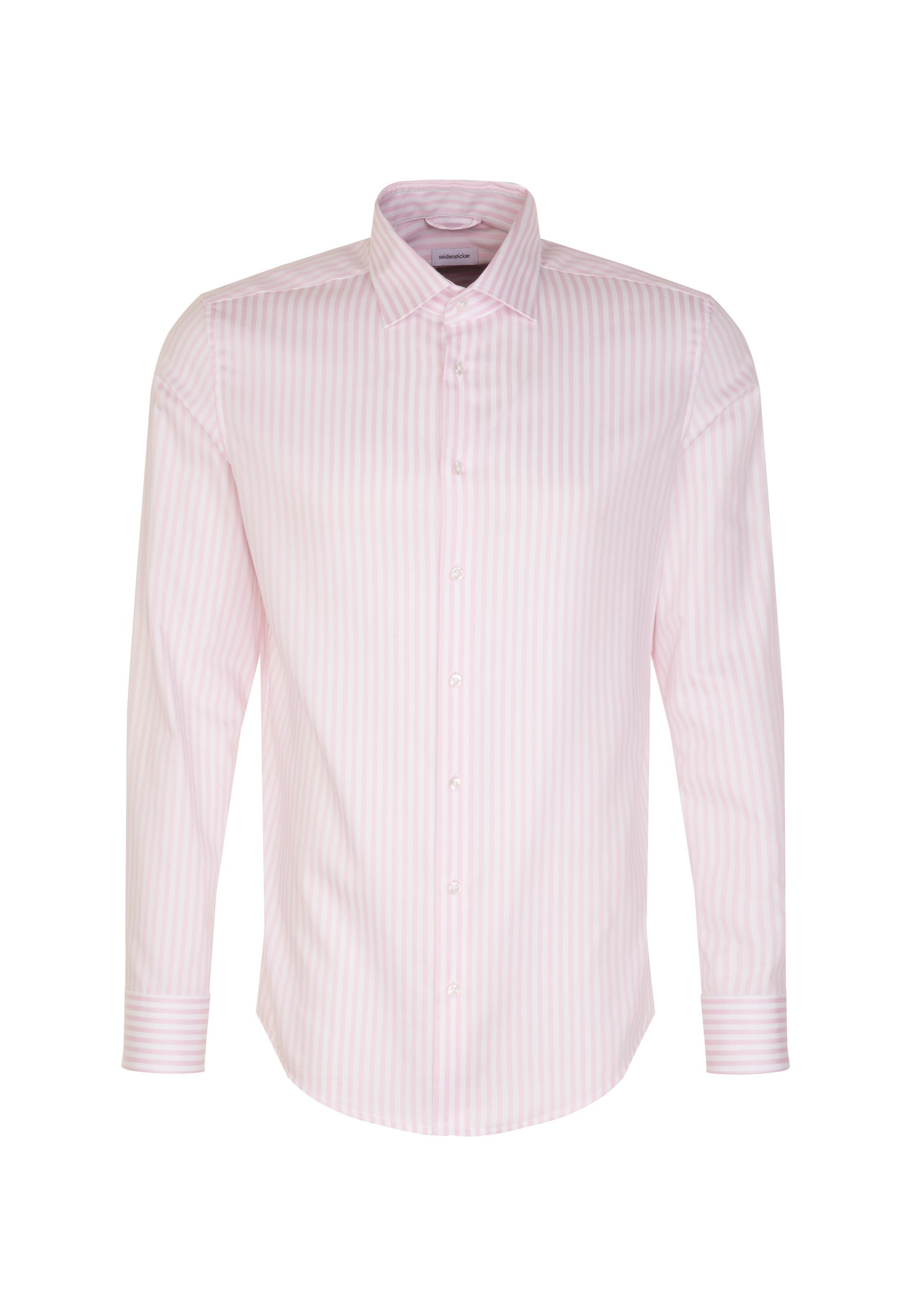 seidensticker Businesshemd »Schwarze Rose« Shaped 1/1 Kentkragen Gestreift