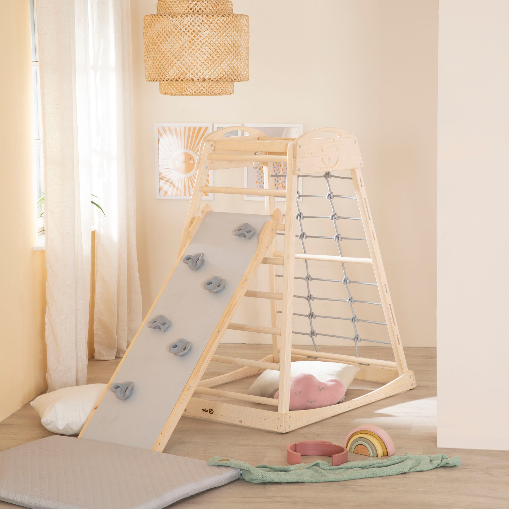 roba® Rutsche »Rutschbrett für roba Kletterdreieck« für roba Kletterdreieck und Spielturm