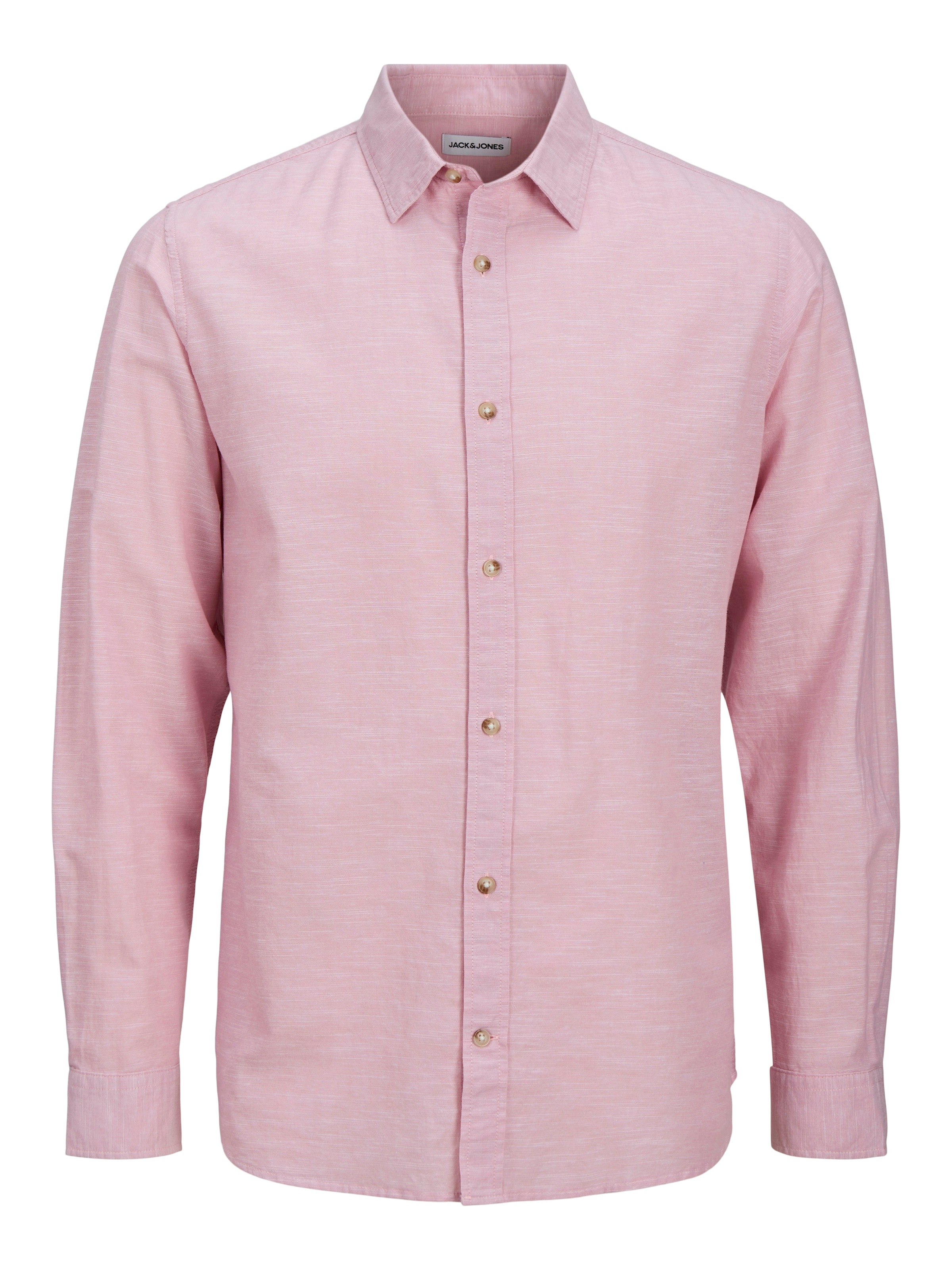 Jack & Jones Langarmhemd »JJESUMMER SHIRT LS SN«, mit Hemdkragen