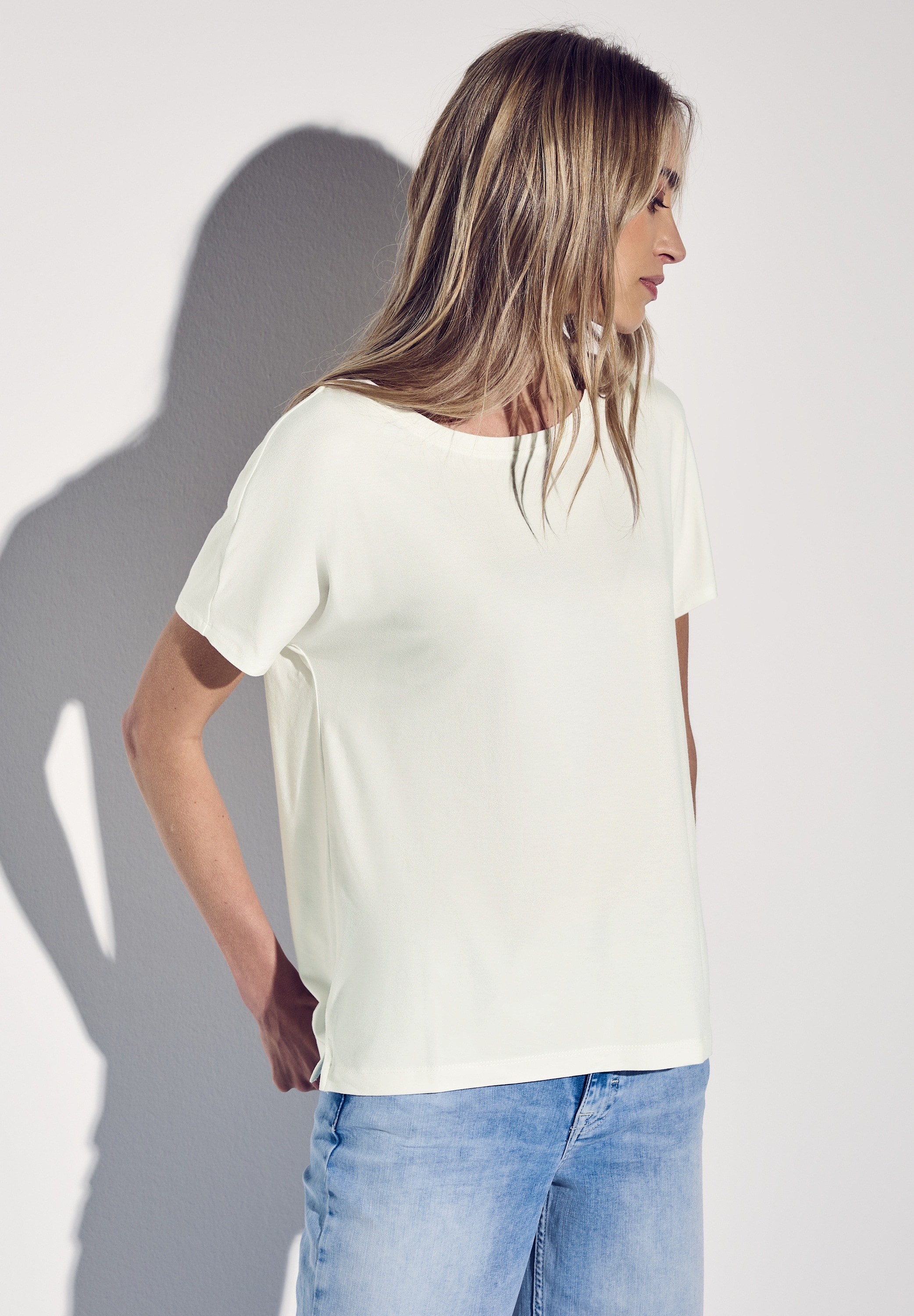 STREET ONE Shirttop »Style Crista«, mit hängenden Schultern