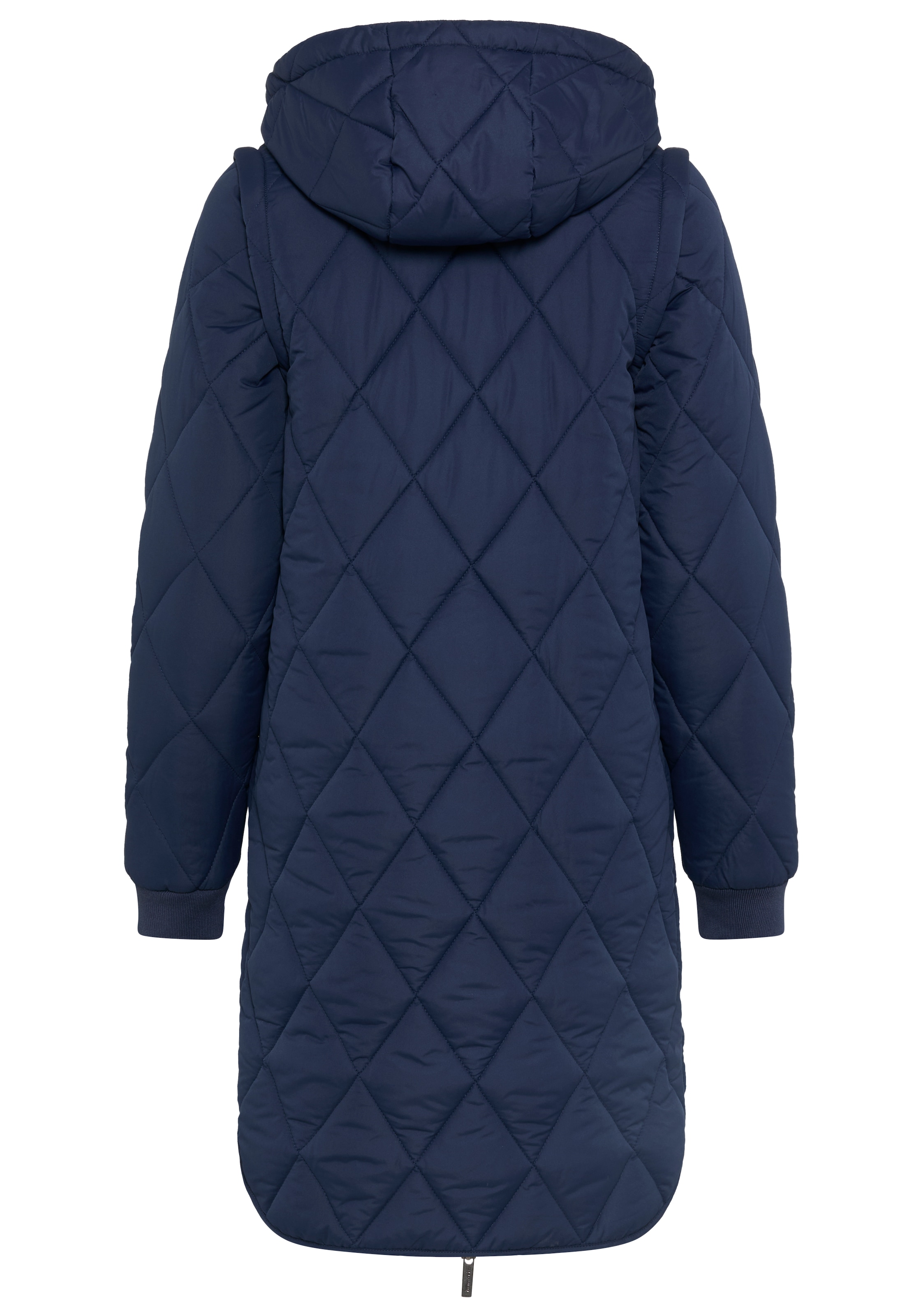 Tamaris Manteau d'hiver avec manches et capuche amovibles - peut aussi se porter en gilet