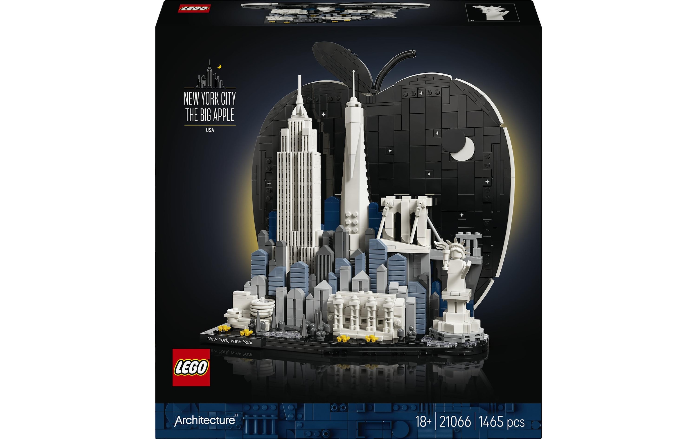 LEGO® Konstruktionsspielsteine »New York City – The Big Apple (21066), LEGO Architecture« Made in Europe
