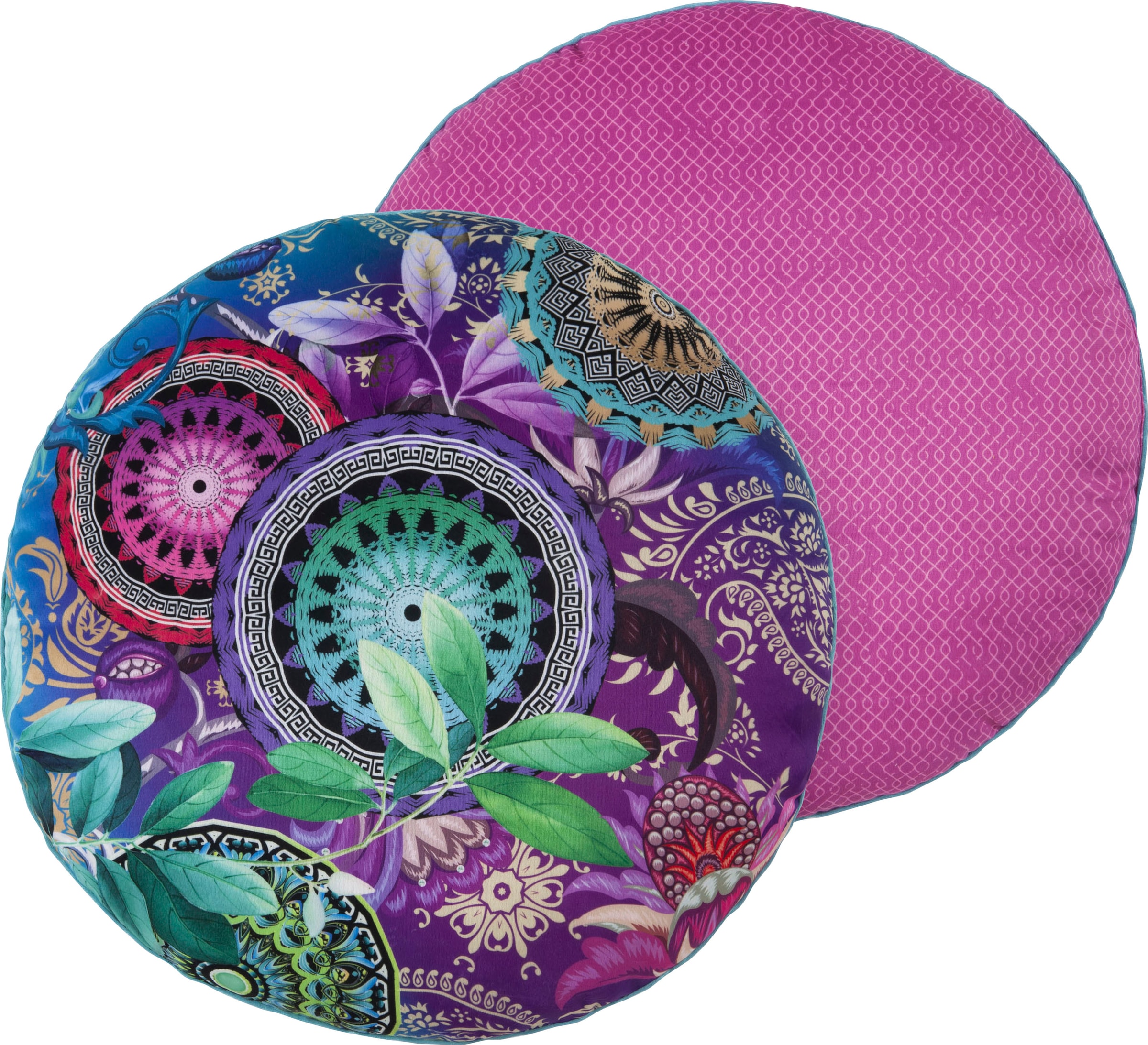 Image of hip Dekokissen »Axelle«, (1 St., 1 55 cm rund Dekokissen - Mit biese), mit Biese bei Ackermann Versand Schweiz