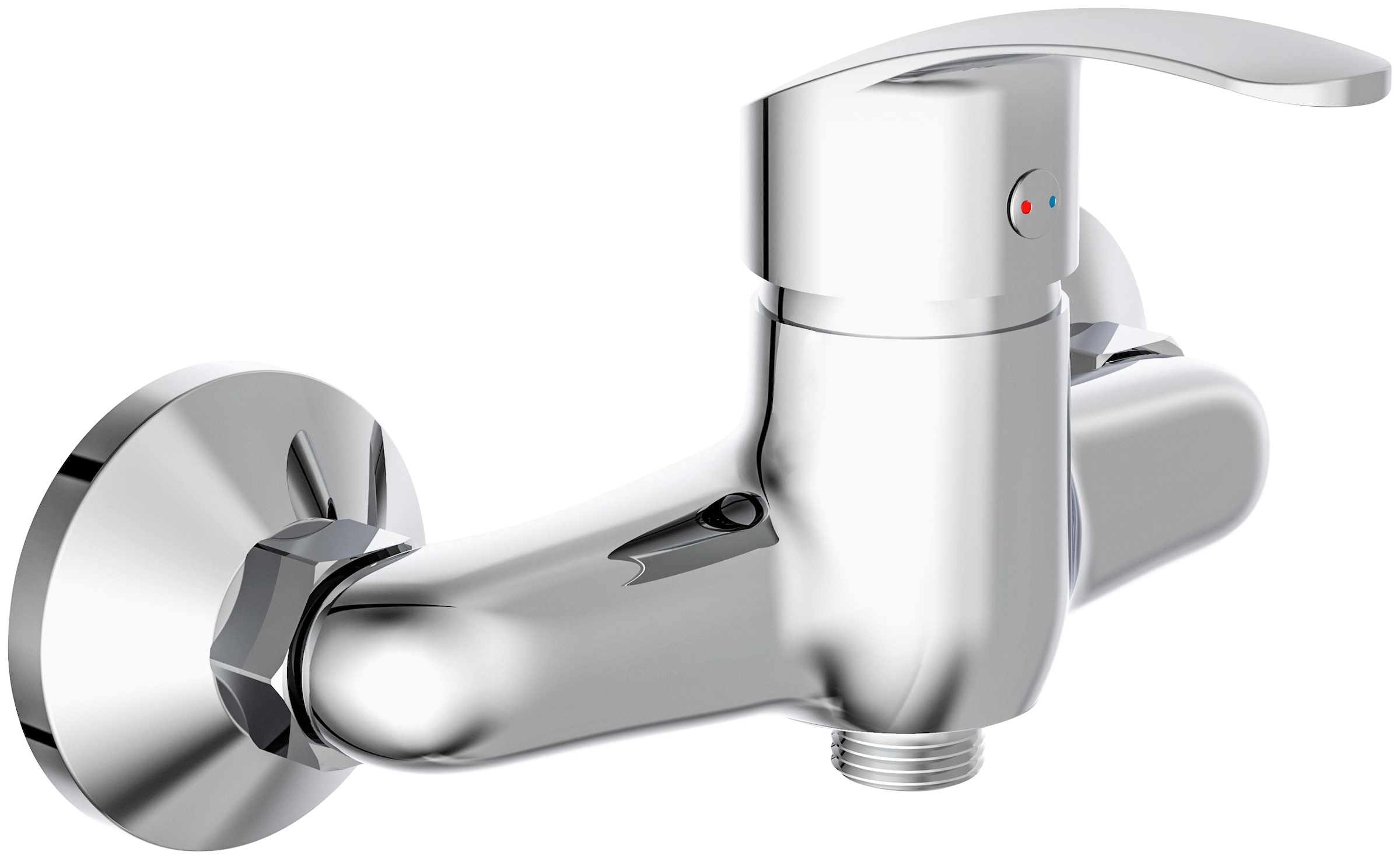 Image of Schütte Duscharmatur "Sirani" Mischbatterie Dusche, Wasserhahn Bad in Chrom