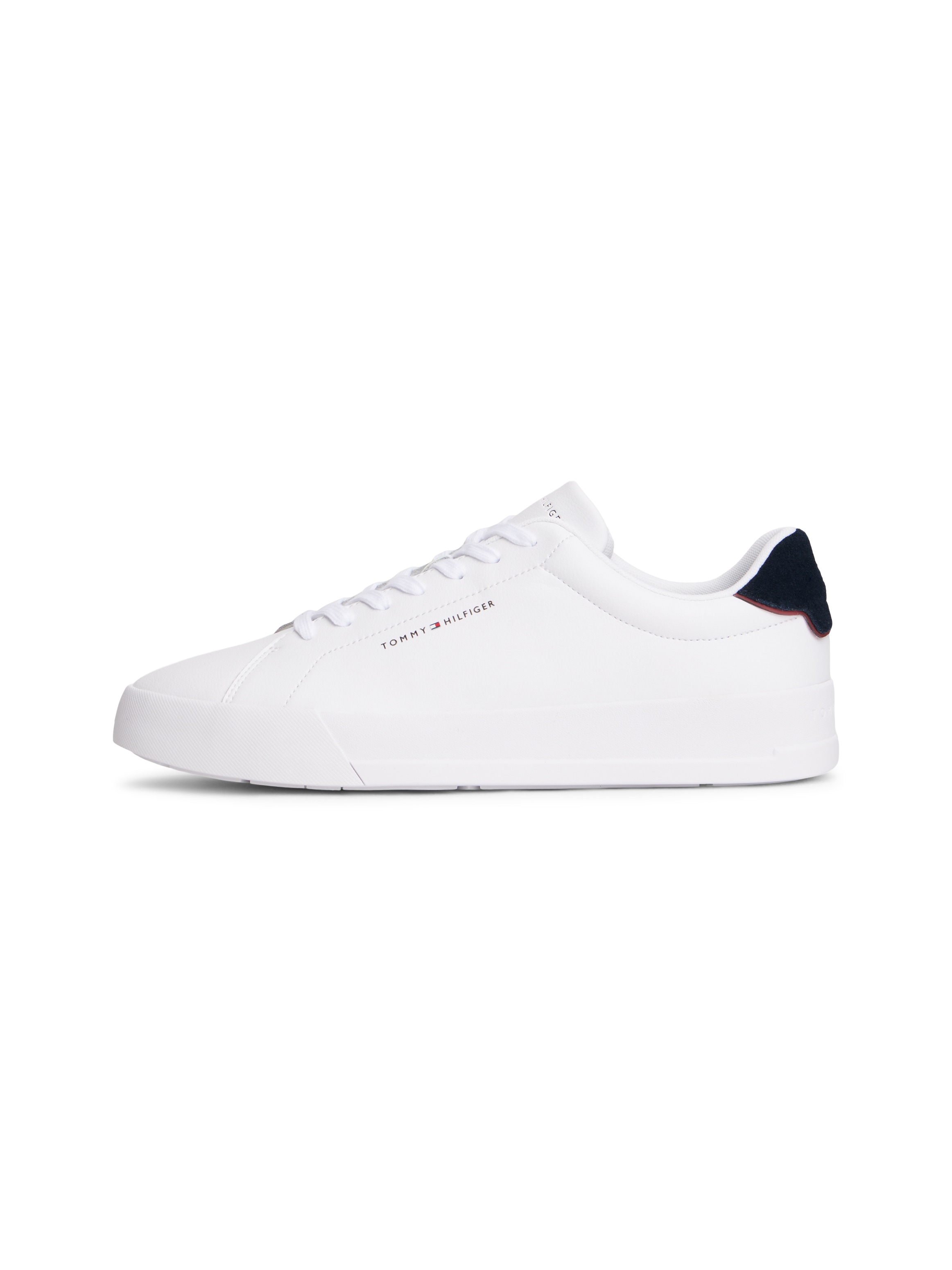 Tommy Hilfiger Sneakers »TH COURT LTH DETAIL ESS«  chaussure de loisirs, chaussure basse, chaussure à lacets avec inscription logo latérale
