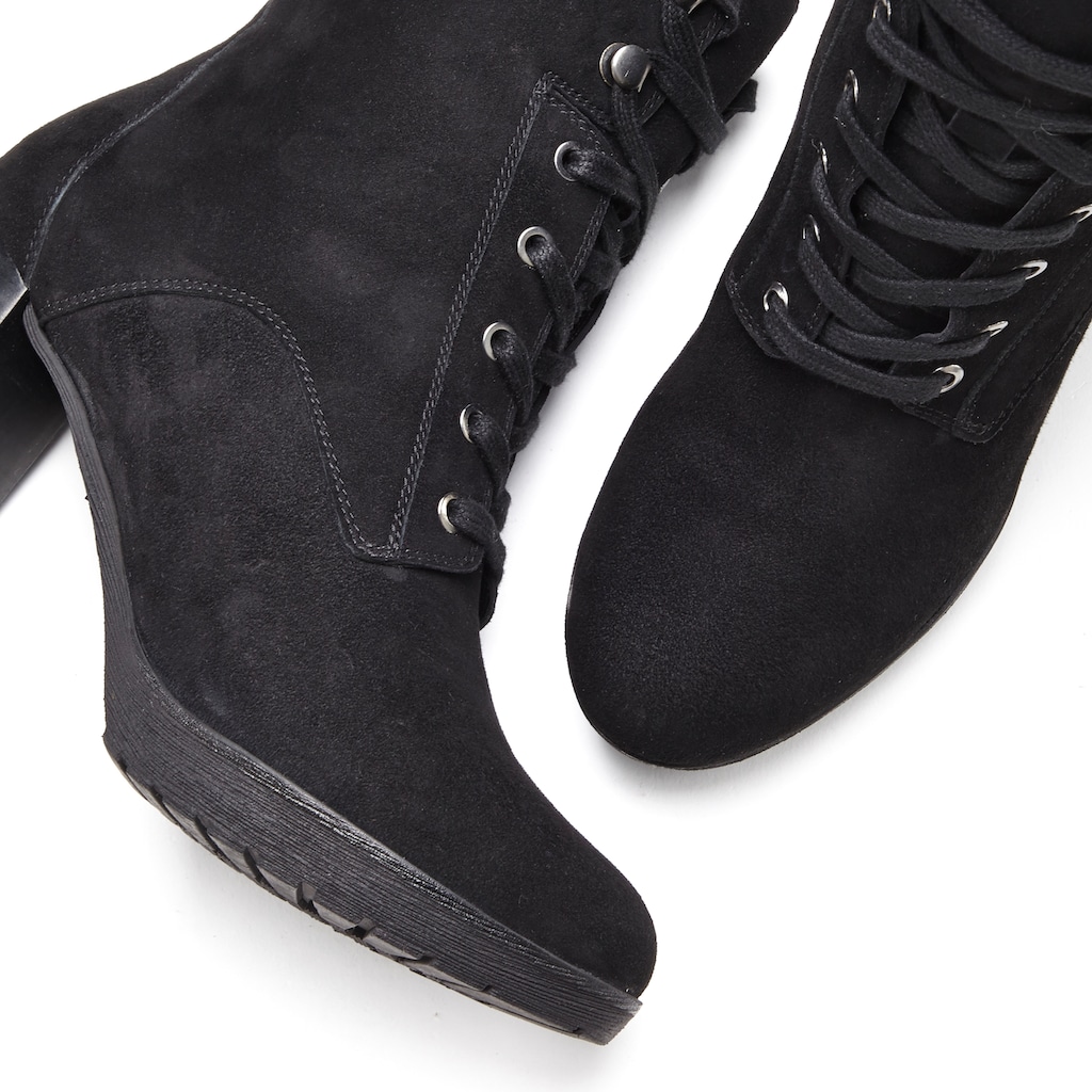 LASCANA High-Heel-Stiefelette »Schnürboots«