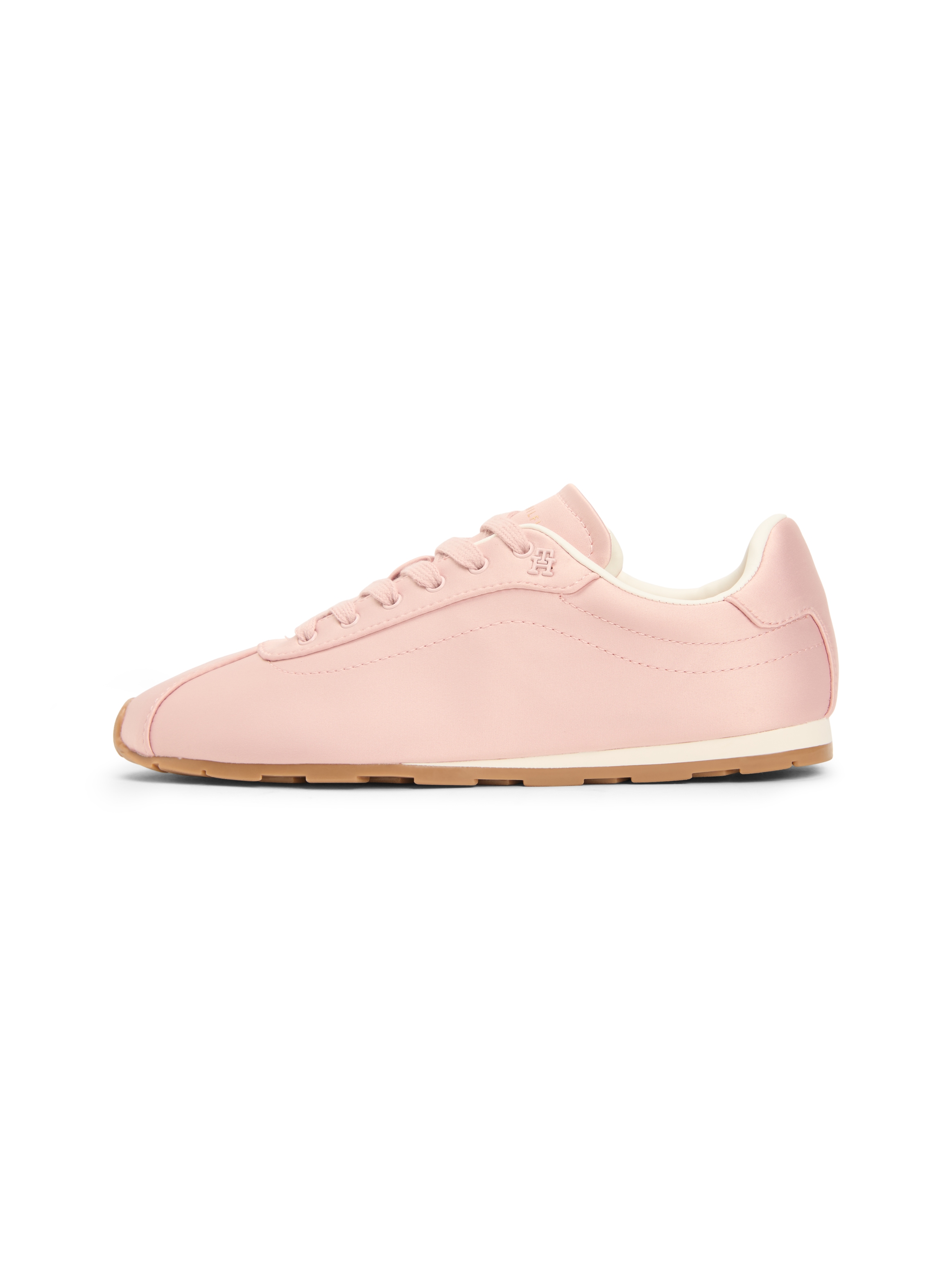 Tommy Hilfiger Sneakers »TH BELLA LOW RUNNER SATIN«  chaussure de loisirs, chaussure basse, à lacets avec logo TH latéral
