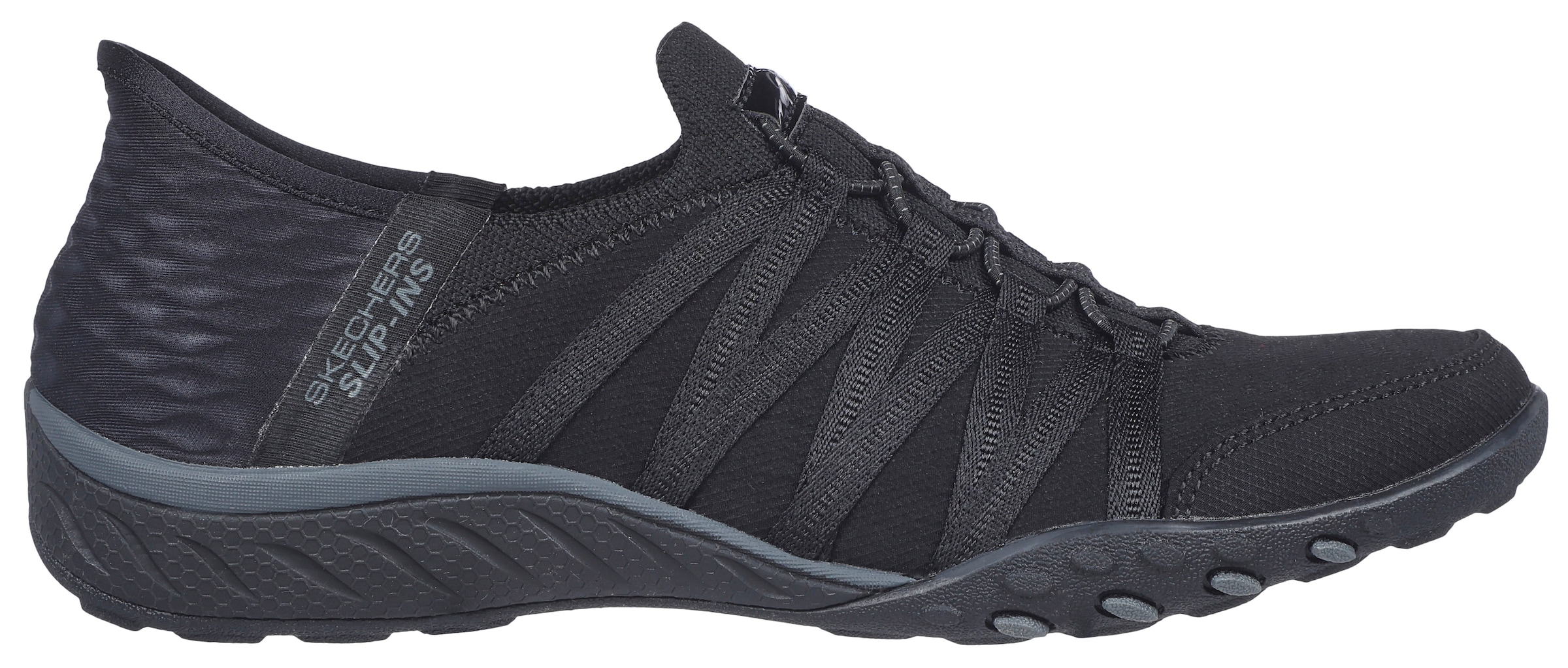 Skechers Slip-On Sneaker »BREATHE-EASY-ROLL-WITH-ME«, Freizeitschuh für Maschinenwäsche geeignet