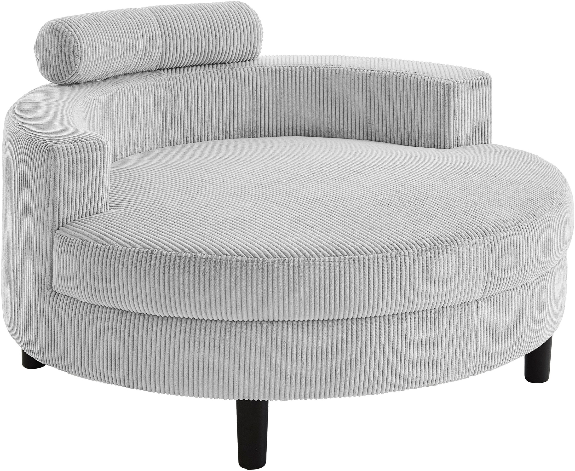 OTTO home Loveseat "Ravi Sessel, B: 114 cm, Sitzhöhe: 42 cm" XXL- Sessel, mit Stauraumhocker, Rückenstütze & 4 Zierkissen