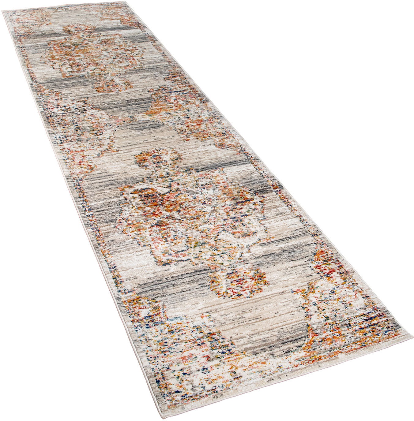 Image of Paco Home Läufer »Herbete 734«, rechteckig, 8 mm Höhe, Teppich-Läufer, Kurzflor, Orient-Optik, Vintage Design, ideal im Flur & Schlafzimmer bei Ackermann Versand Schweiz