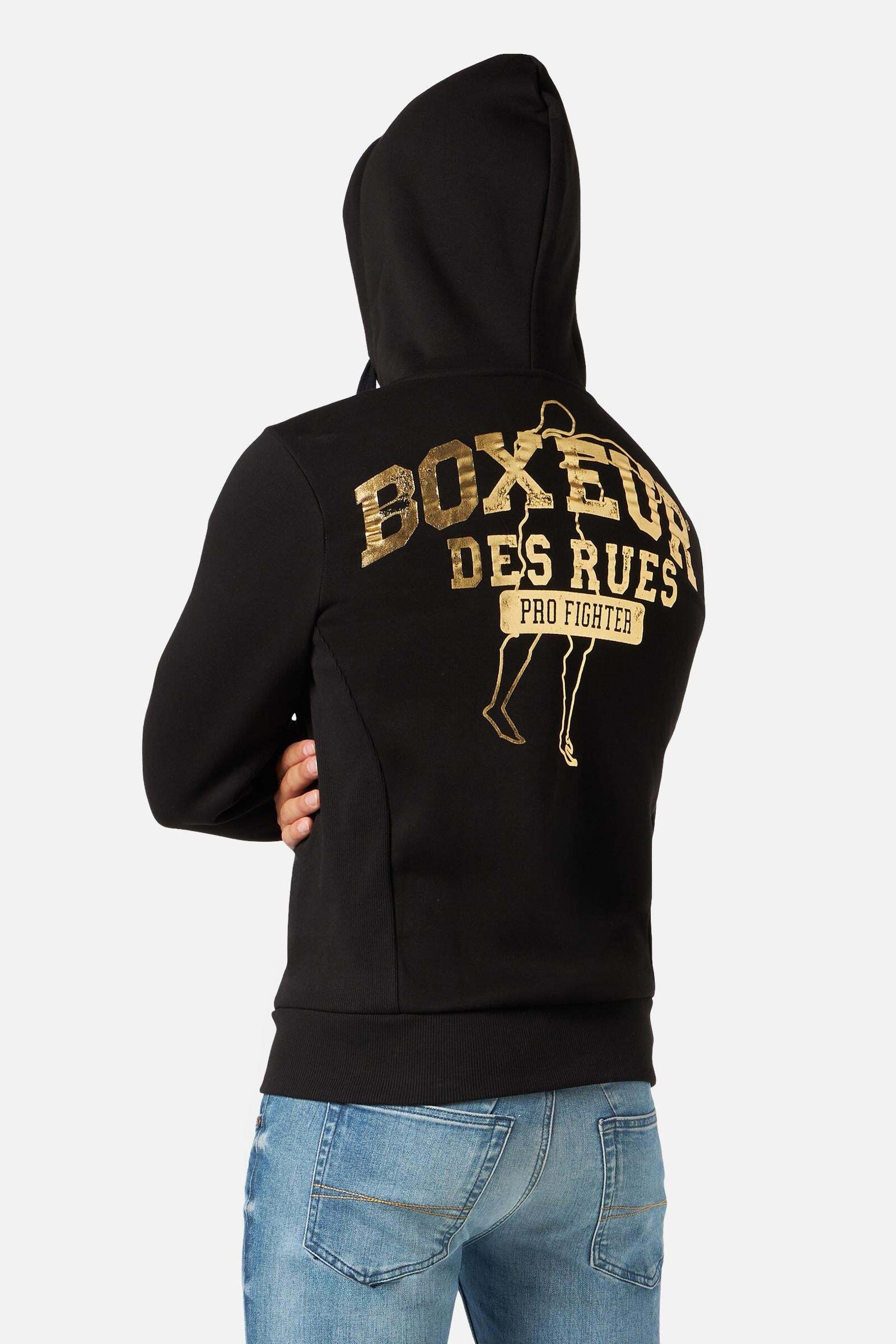 BOXEUR DES RUES Sweatjacke »BOXEUR DES RUES Sweatjacke Hooded Full Zip Sweatshirt«
