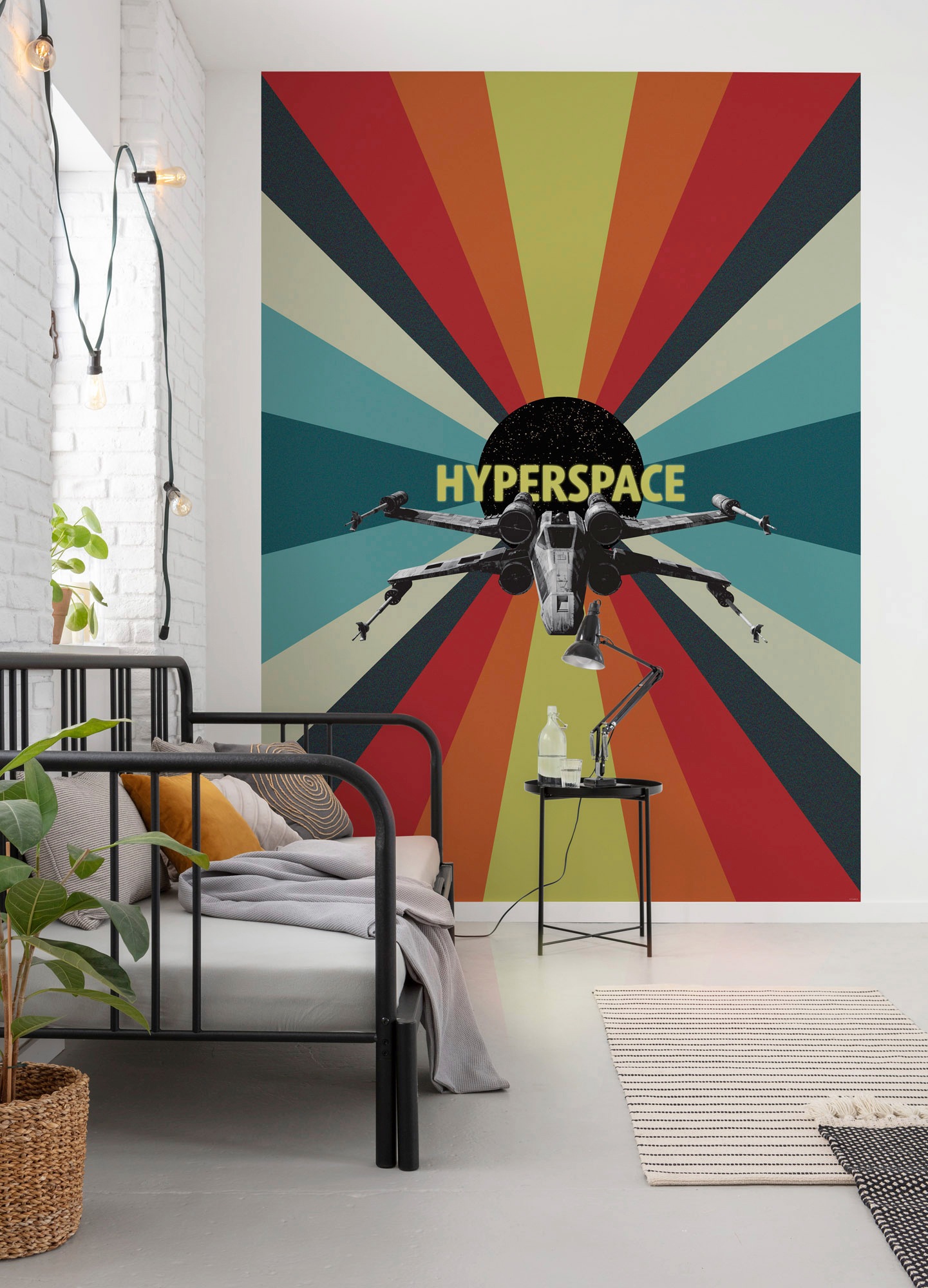 Komar Vliestapete »Digitaldruck Vlies - Star Wars Hyperspace - Grösse 200 x 280 cm«, bedruckt, Kinderzimmer