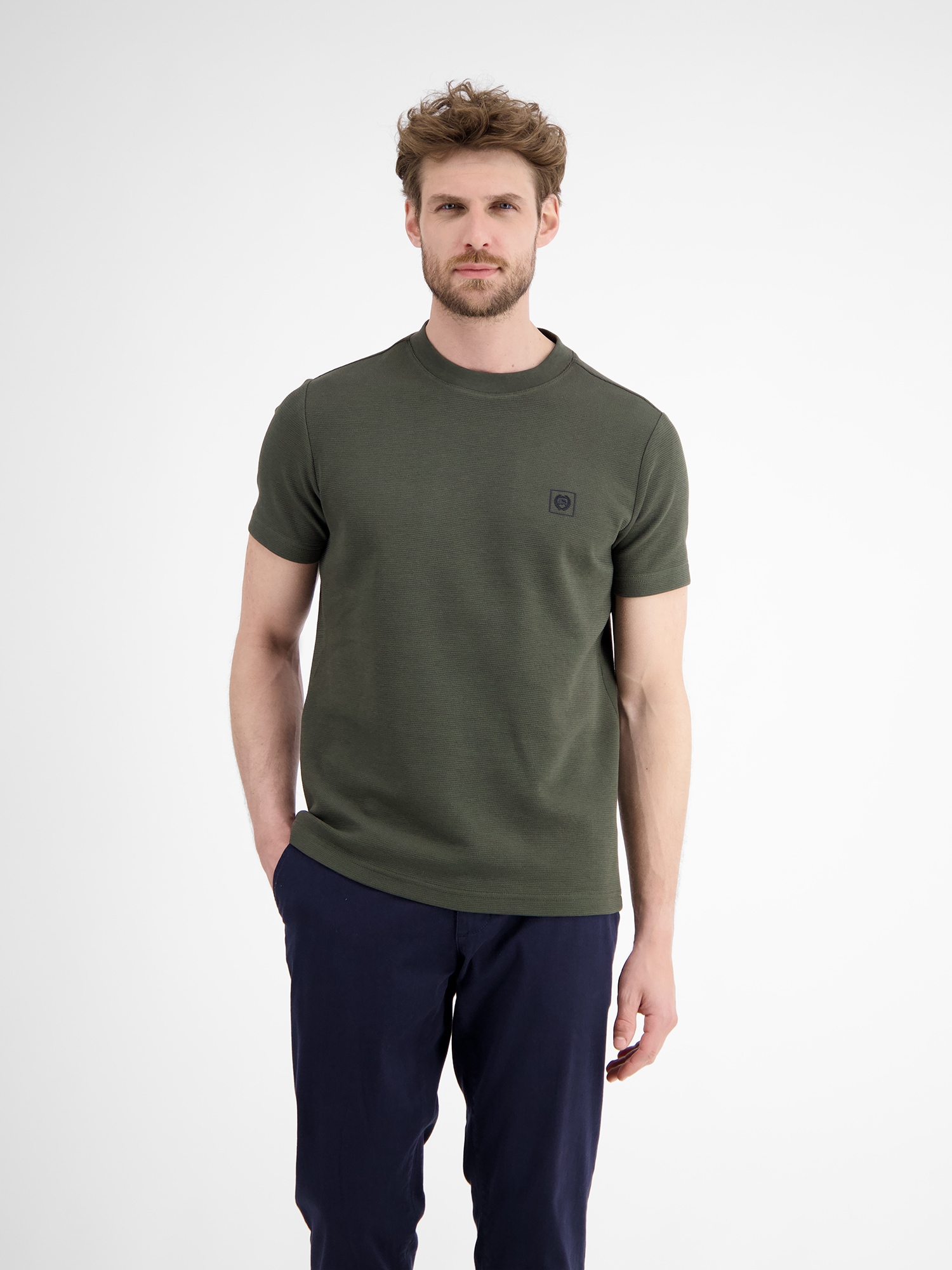 Image of LERROS T-Shirt "Herren T-Shirt in Strukturqualität"