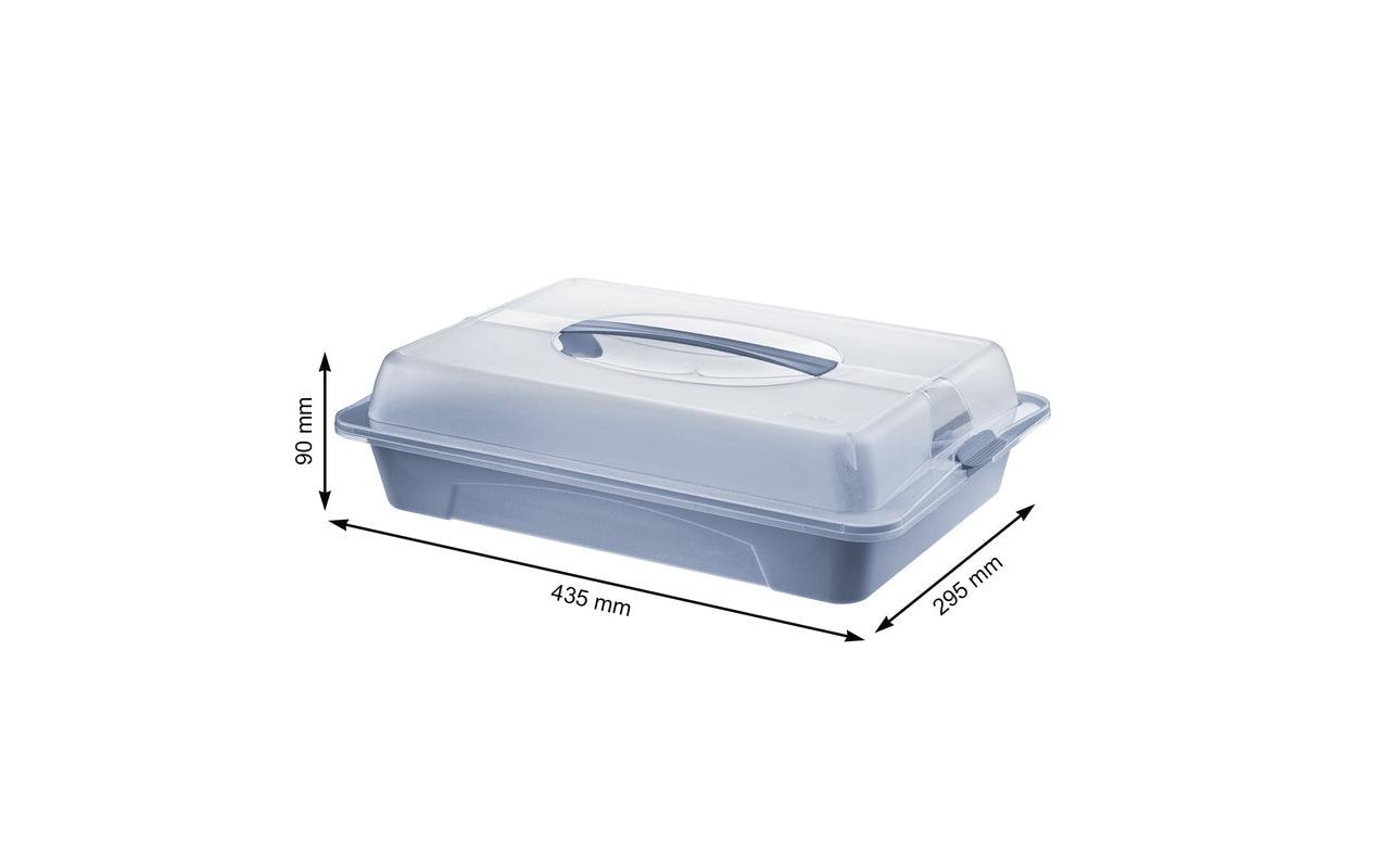 ROTHO Tortenplatte »Cool & Fresh Blau/Transparent«