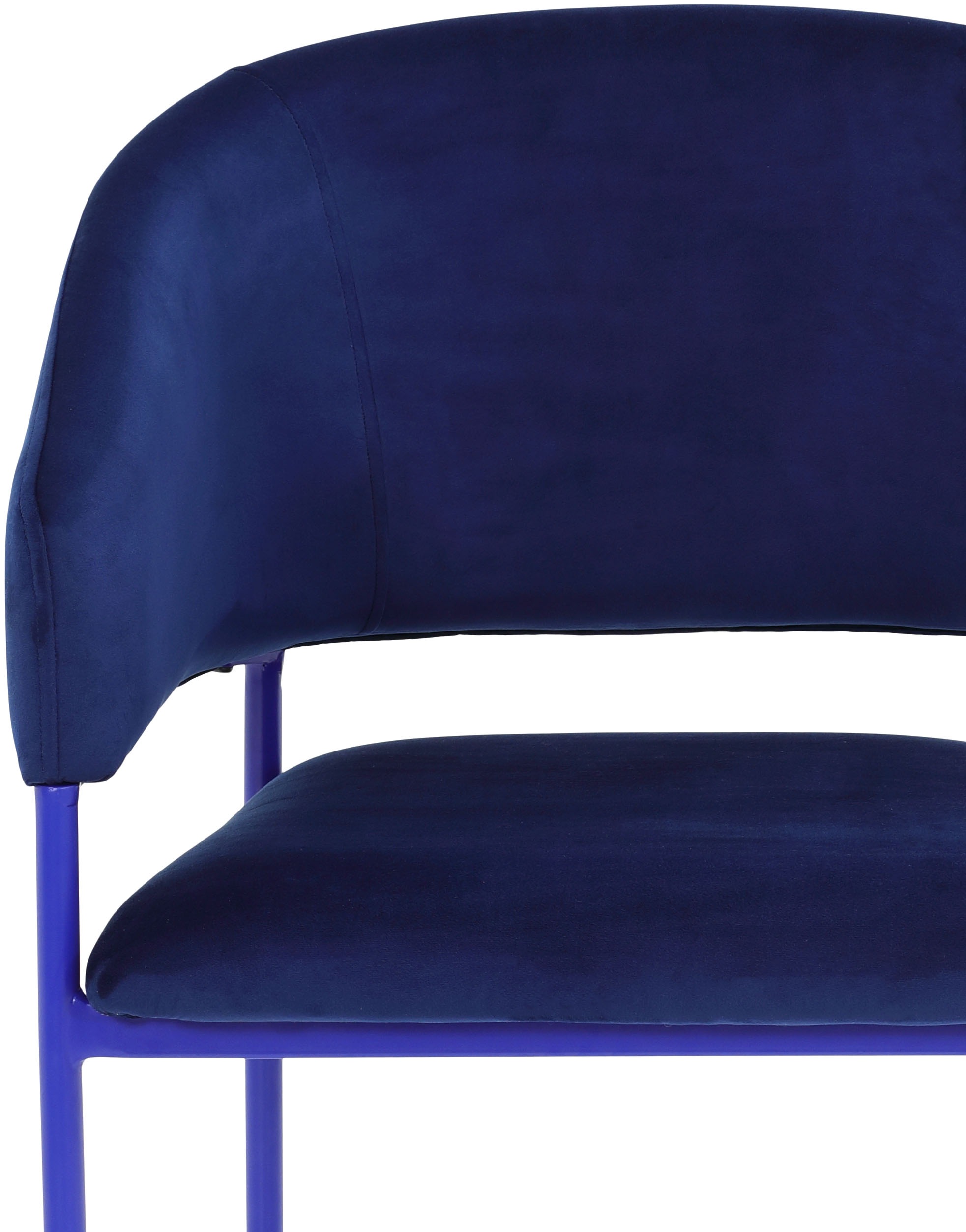 TOM TAILOR HOME Armlehnstuhl »EMBRACE ARMCHAIR«, (Set), 2 St., Samt, Esszimmerstuhl, mit Armlehnen, 4-Fussgestell, Rückenausschnitt
