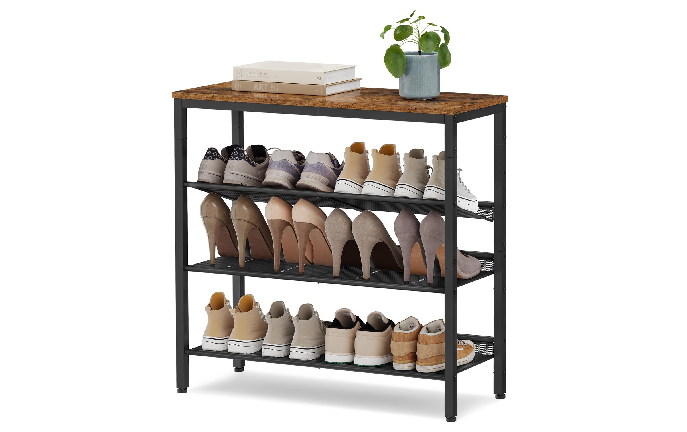 VASAGLE Schuhregal »4 Ablagen«