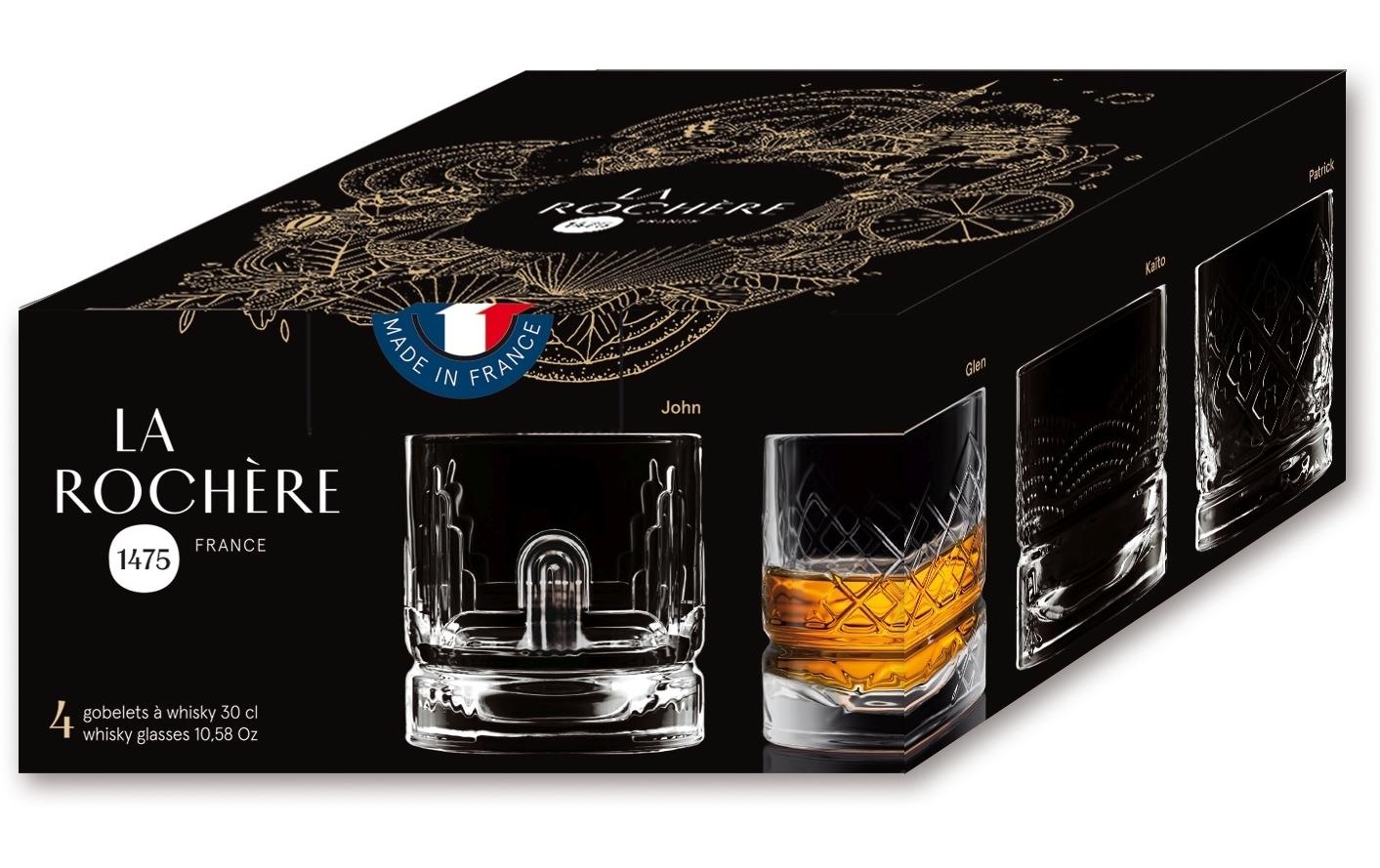 La Rochére Whiskybecher Dandy 300 ml 4er Set