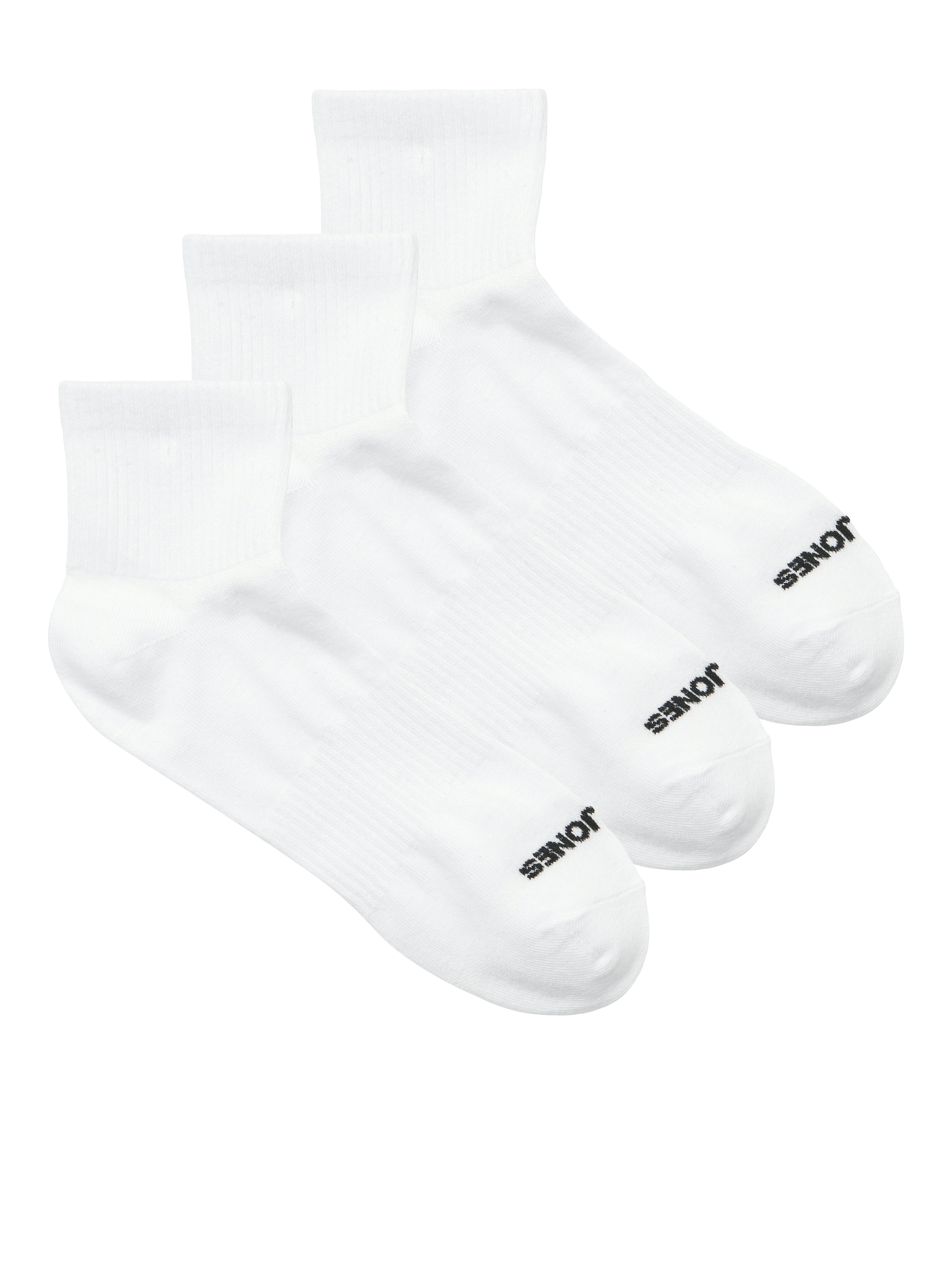 Image of Jack & Jones Freizeitsocken "JACLUCA SHORT TENNIS SOCKS 3 PACK NOOS" Packung, 3 Paar tlg.