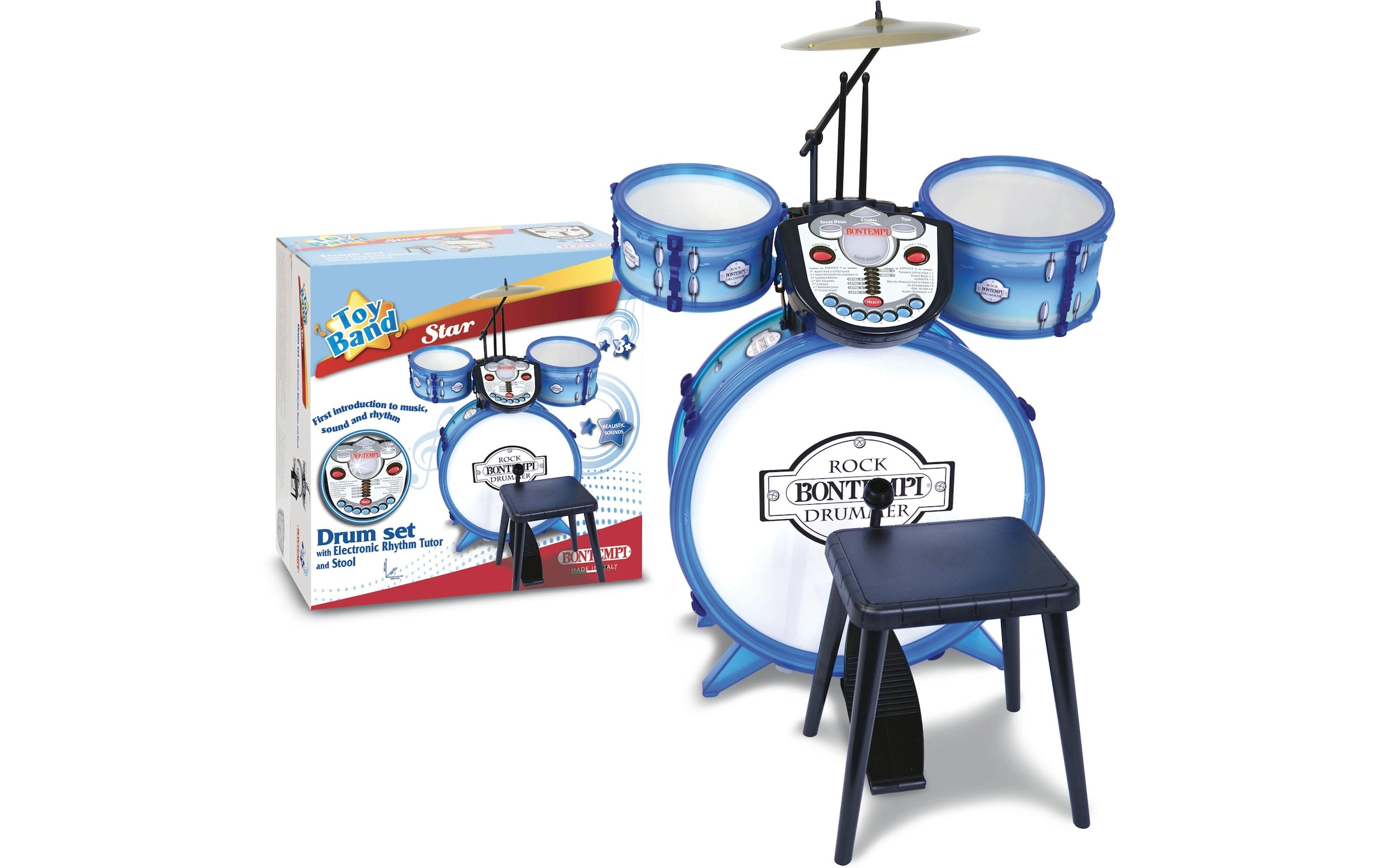 Bontempi Spielzeug-Musikinstrument »Schlagzeug mit Tutor«