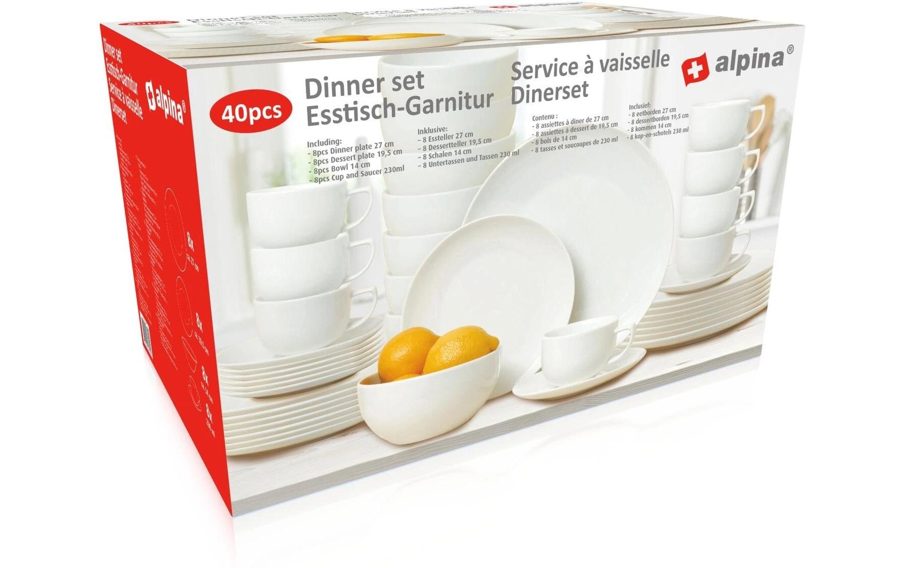 Image of Geschirr-Set "alpina für 8 Personen 1 Stück"