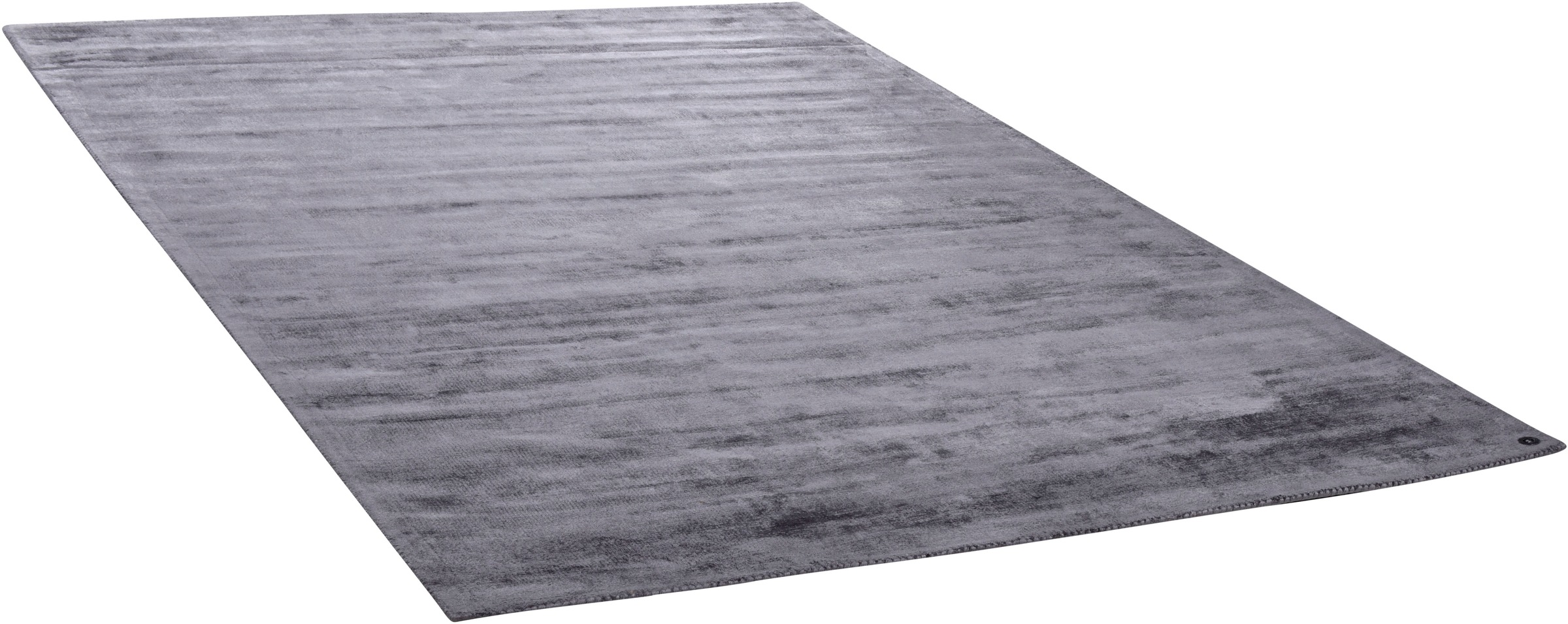 TOM TAILOR HOME Teppich »Shine uni«, rechteckig, 8 mm Höhe, Handweb Teppich, 100% Viskose, handgewebt, mit elegantem Schimmer