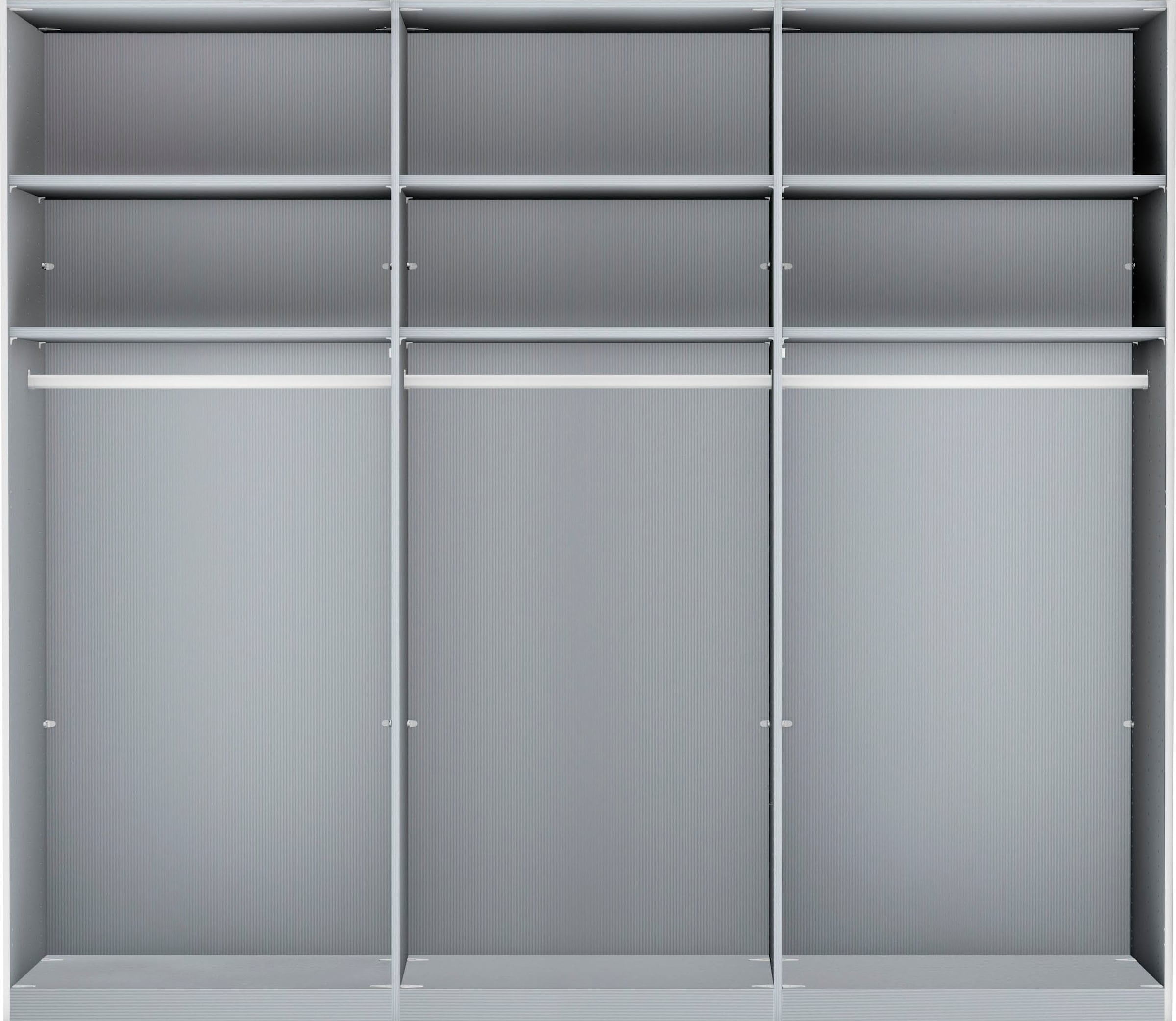 WIEMANN Schwebetürenschrank »Monaco«, hochwertige Glas- und Spiegelfront