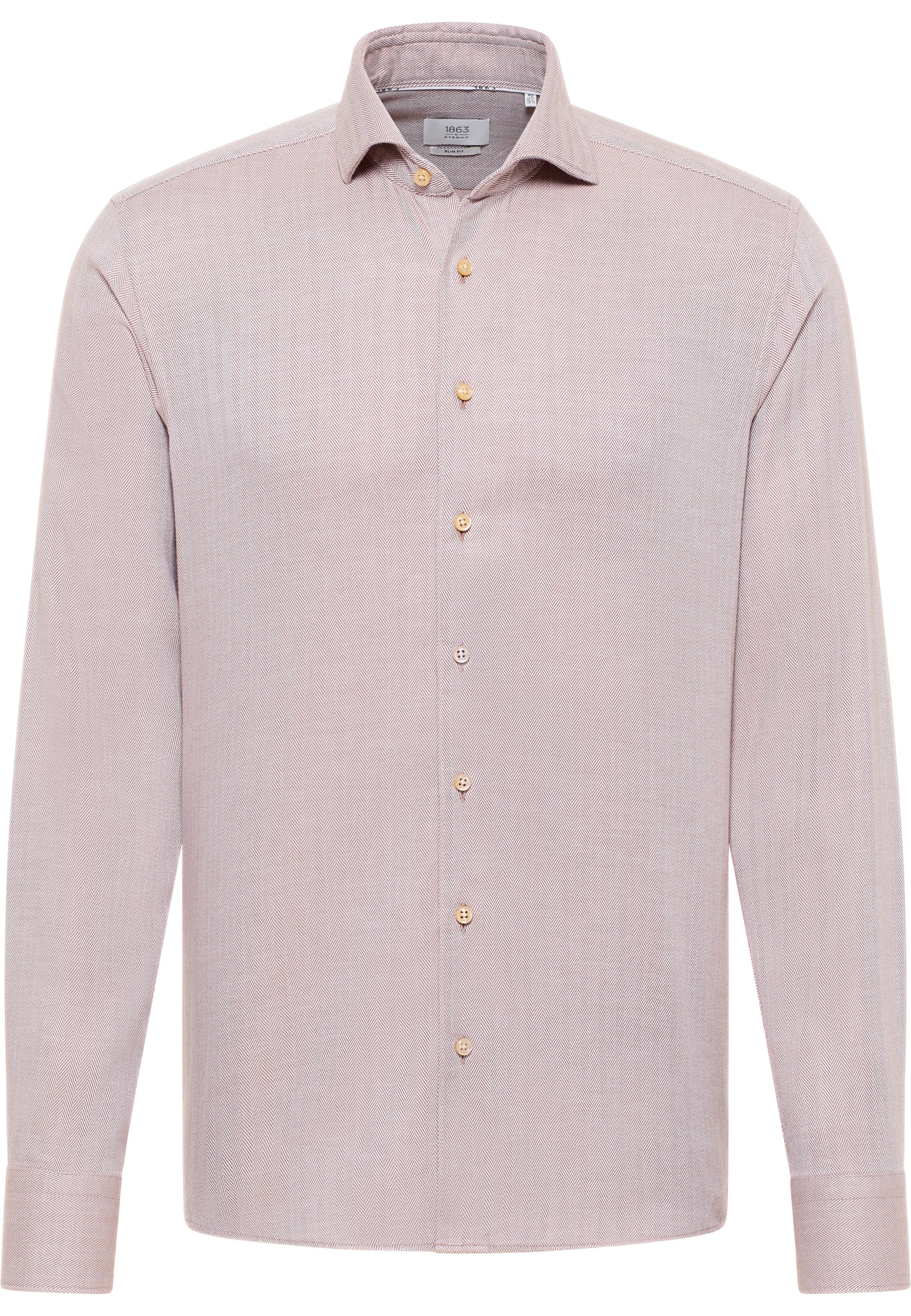 Eterna Langarmhemd »SLIM FIT« EASY IRON (bügelleicht)