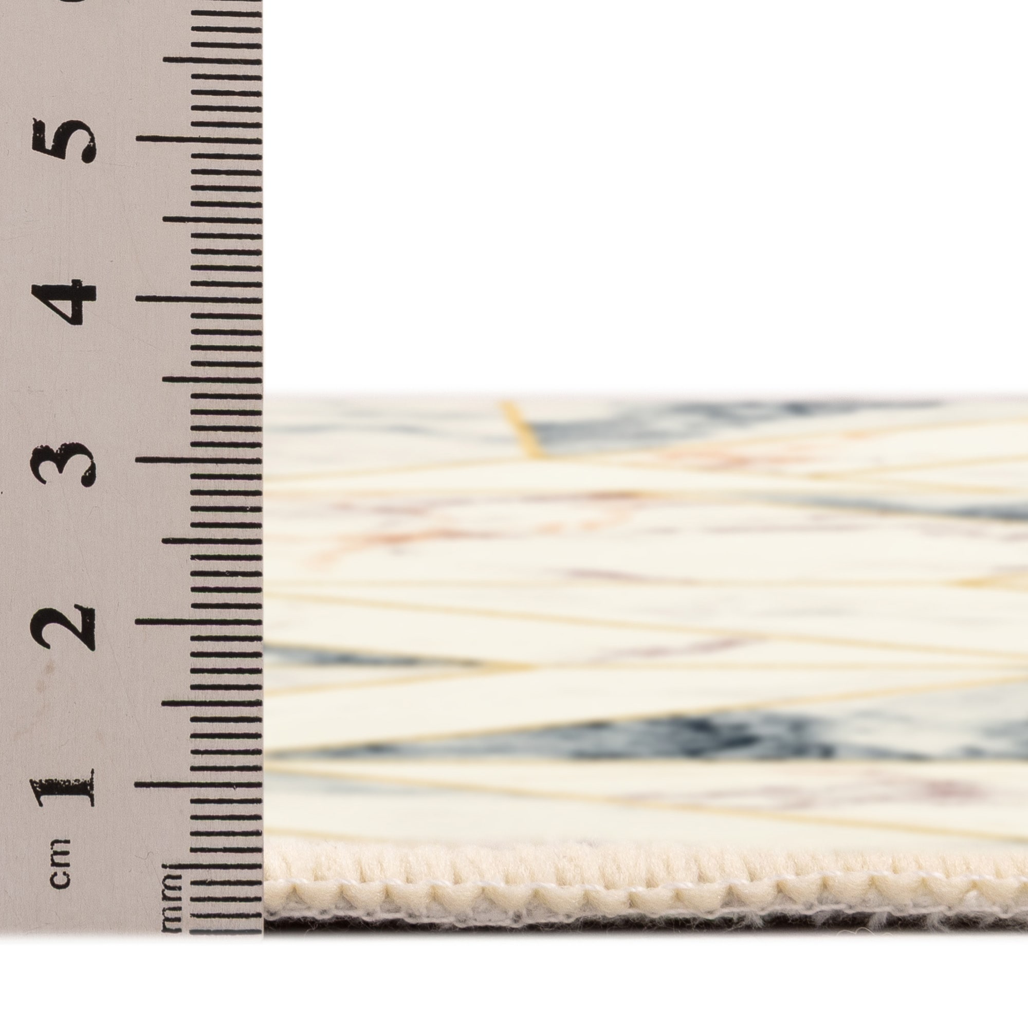 Gino Falcone Tapis de bain »Aquata GF-155, Badvorleger, Badezimmer Teppich« Höhe 7 mm revêtement antidérapant Badteppich, bedruckt, Marmor Design, rechteckig