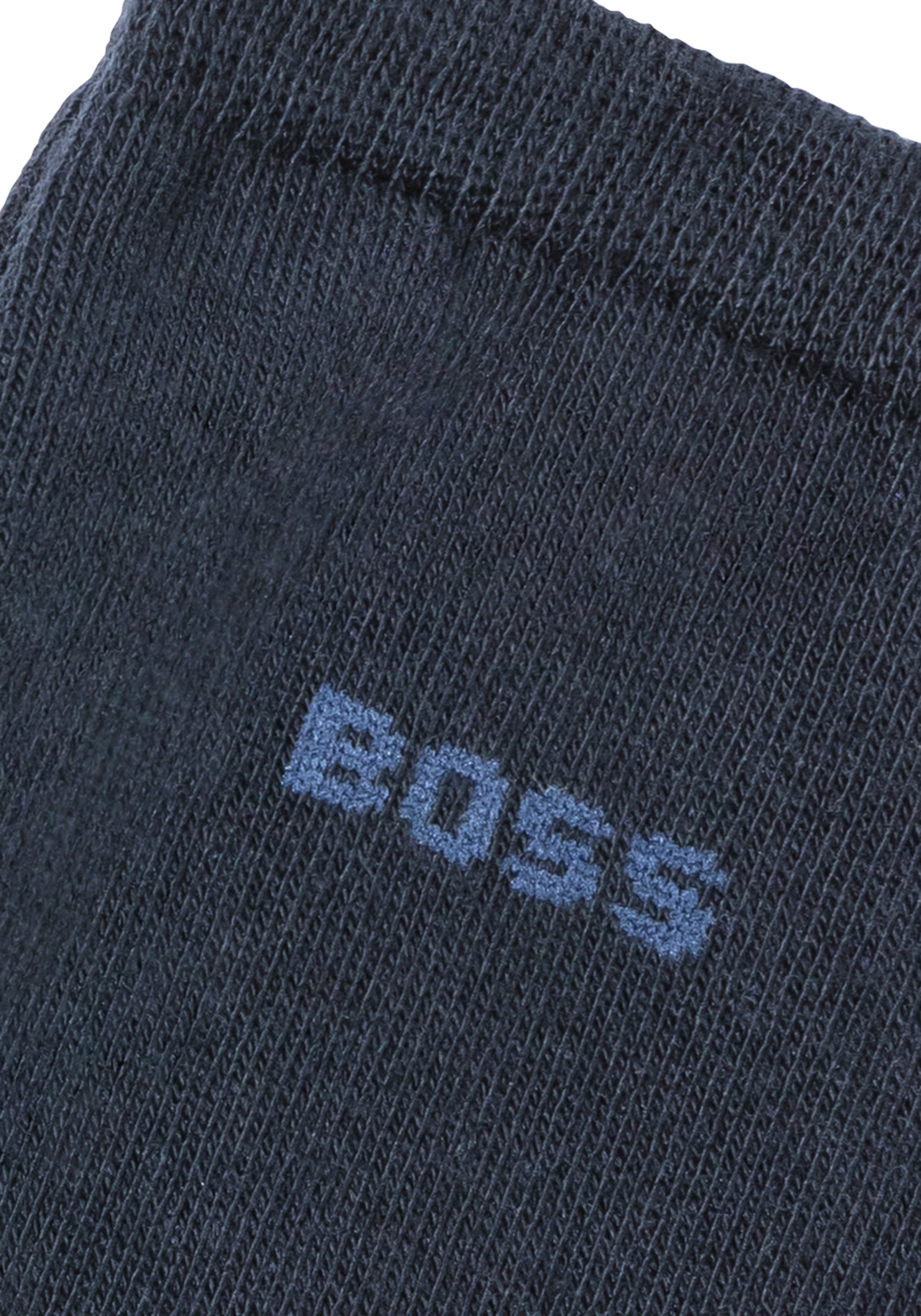 BOSS Chaussettes d'affaires »2P RS Uni Logo CC W« Packung, 2er Pack, 2 cuis tlg. mit BOSS Schriftzug