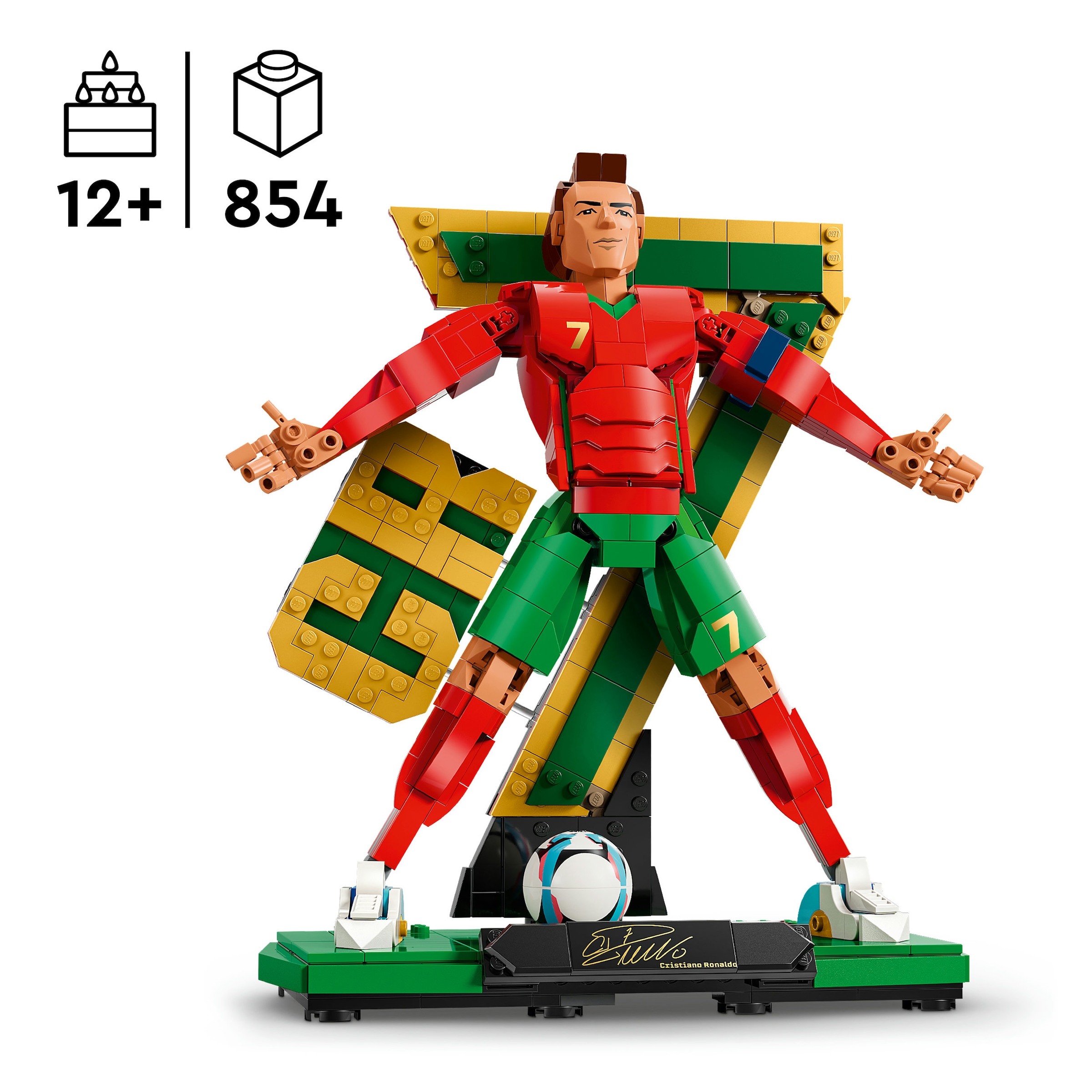 LEGO® Pions de construction »Cristiano Ronaldo – Fussballlegende (43016), LEGO Editions Football«