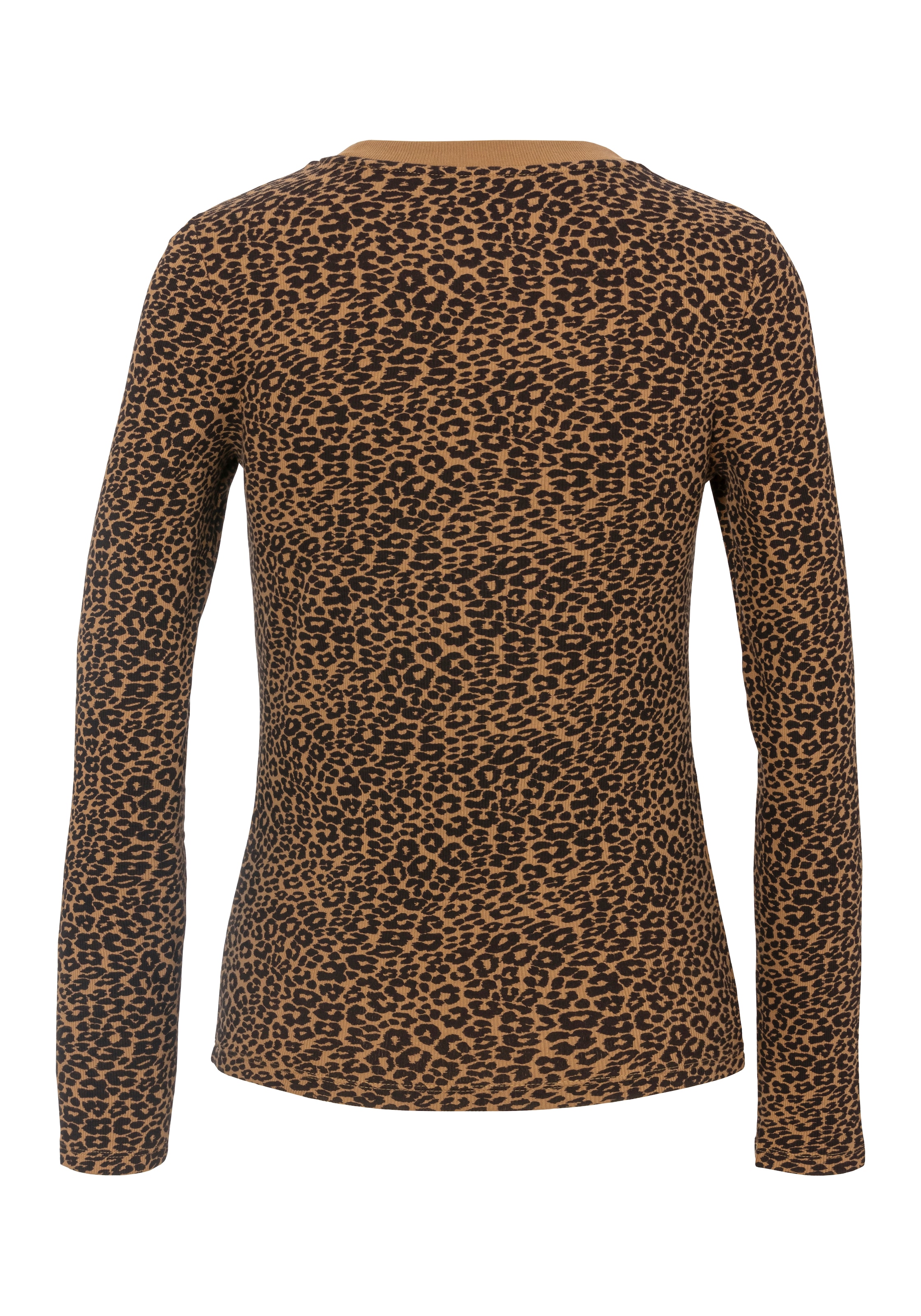 Levi's® Langarmshirt »ESSENTIAL HM LS TEE«, gerippt mit Leo-Muster