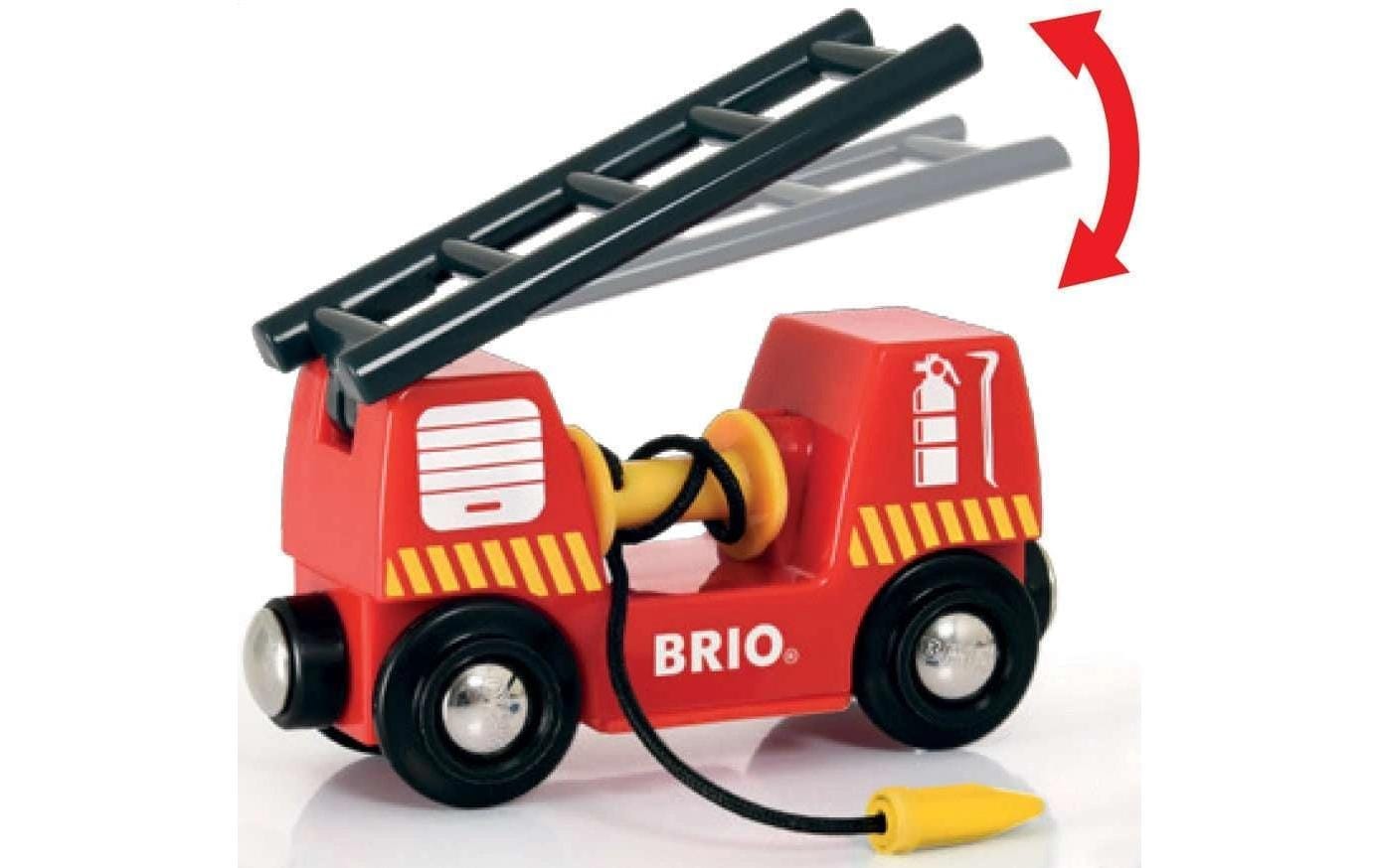 BRIO® Jouet pompier »BRIO Feuerwehr Leiterfahrzeug«