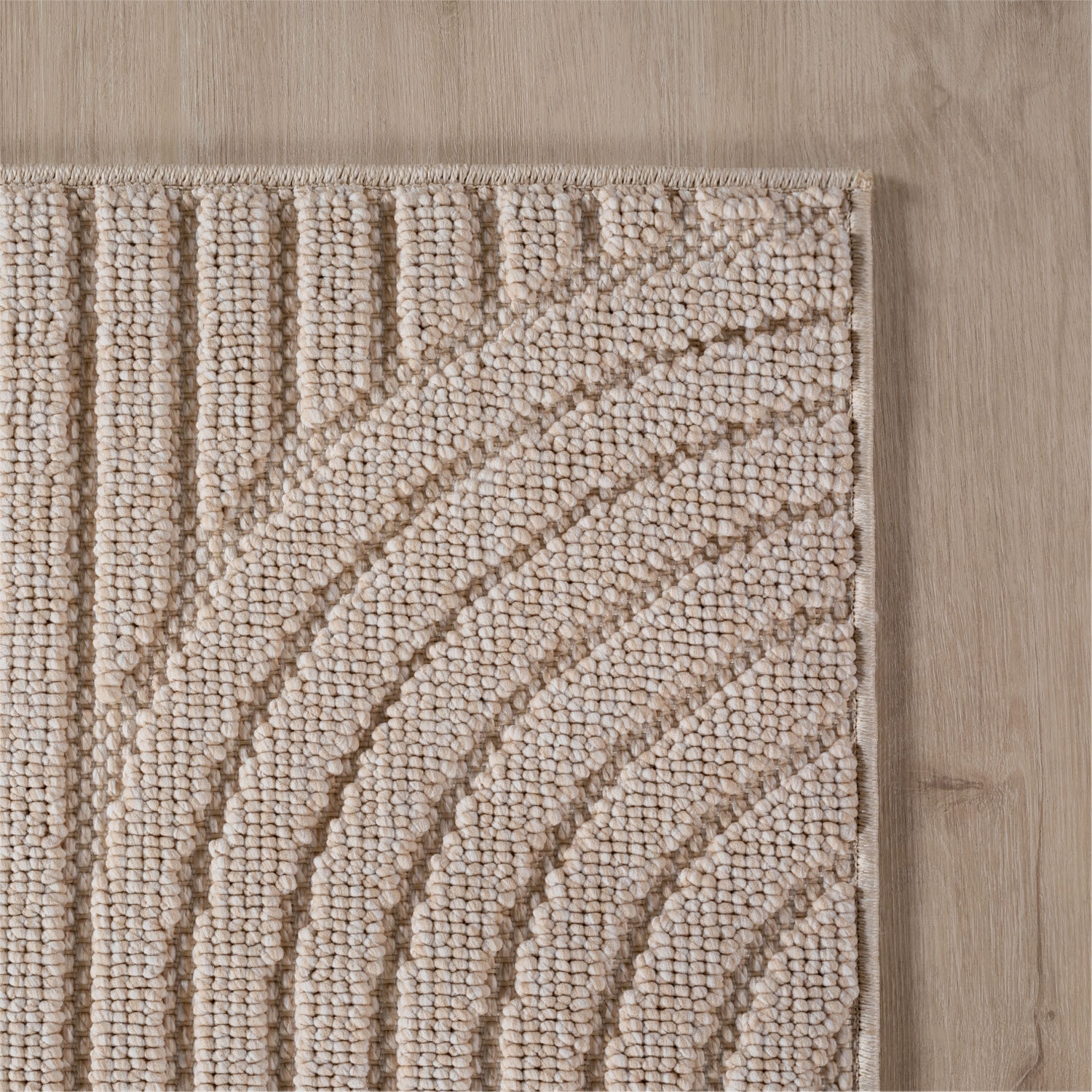 Ayyildiz Teppiche Teppich »HELIX 2201  , auch als Läufer und Rund erhältlich« rund 7 mm Höhe 3D-Effekt durch Cut-Loop-Webtechnik, Woll-Optik, Bouclé, Wohnzimmer