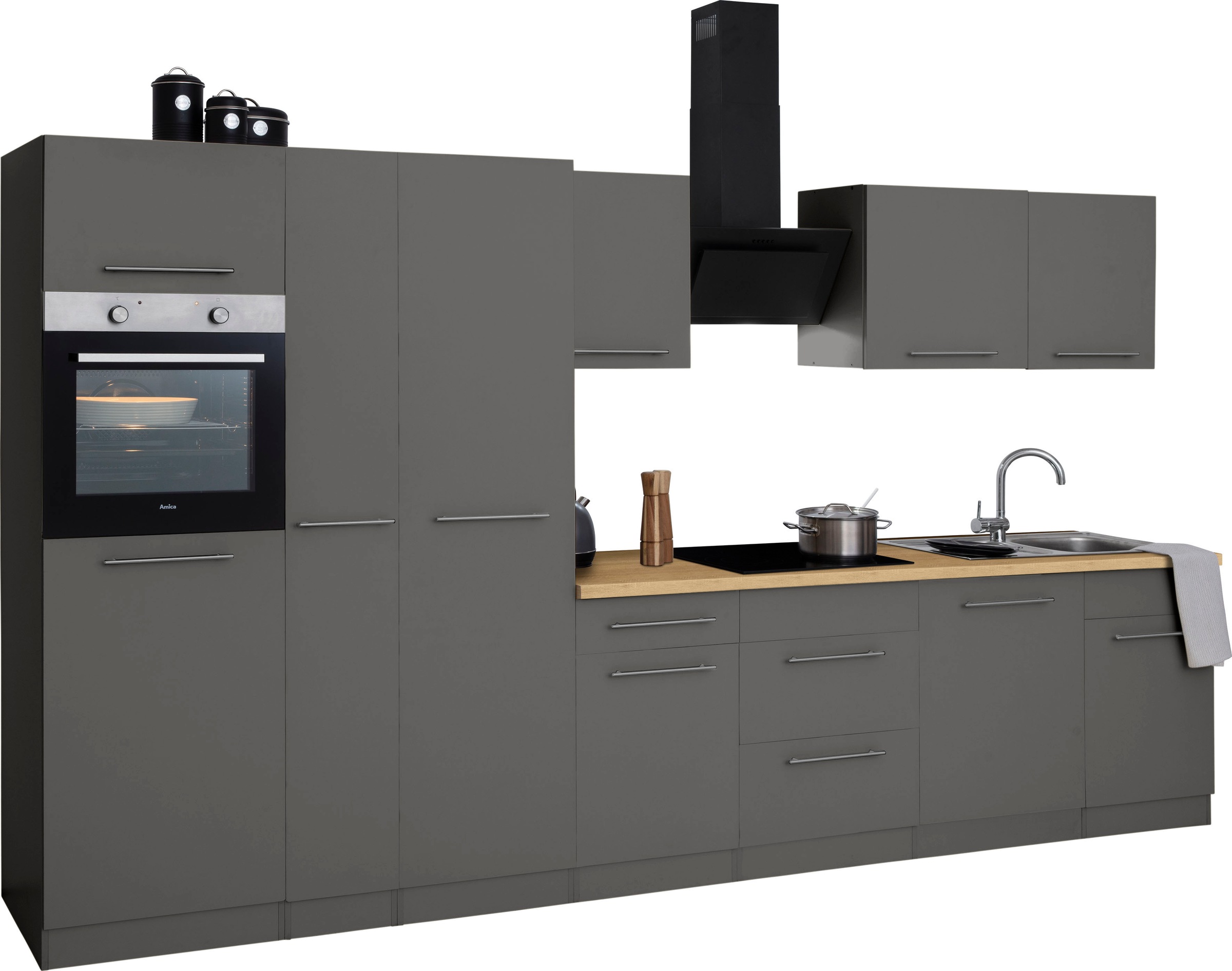 Image of wiho Küchen Küchenzeile "Unna" ohne E-Geräte, Breite 360 cm
